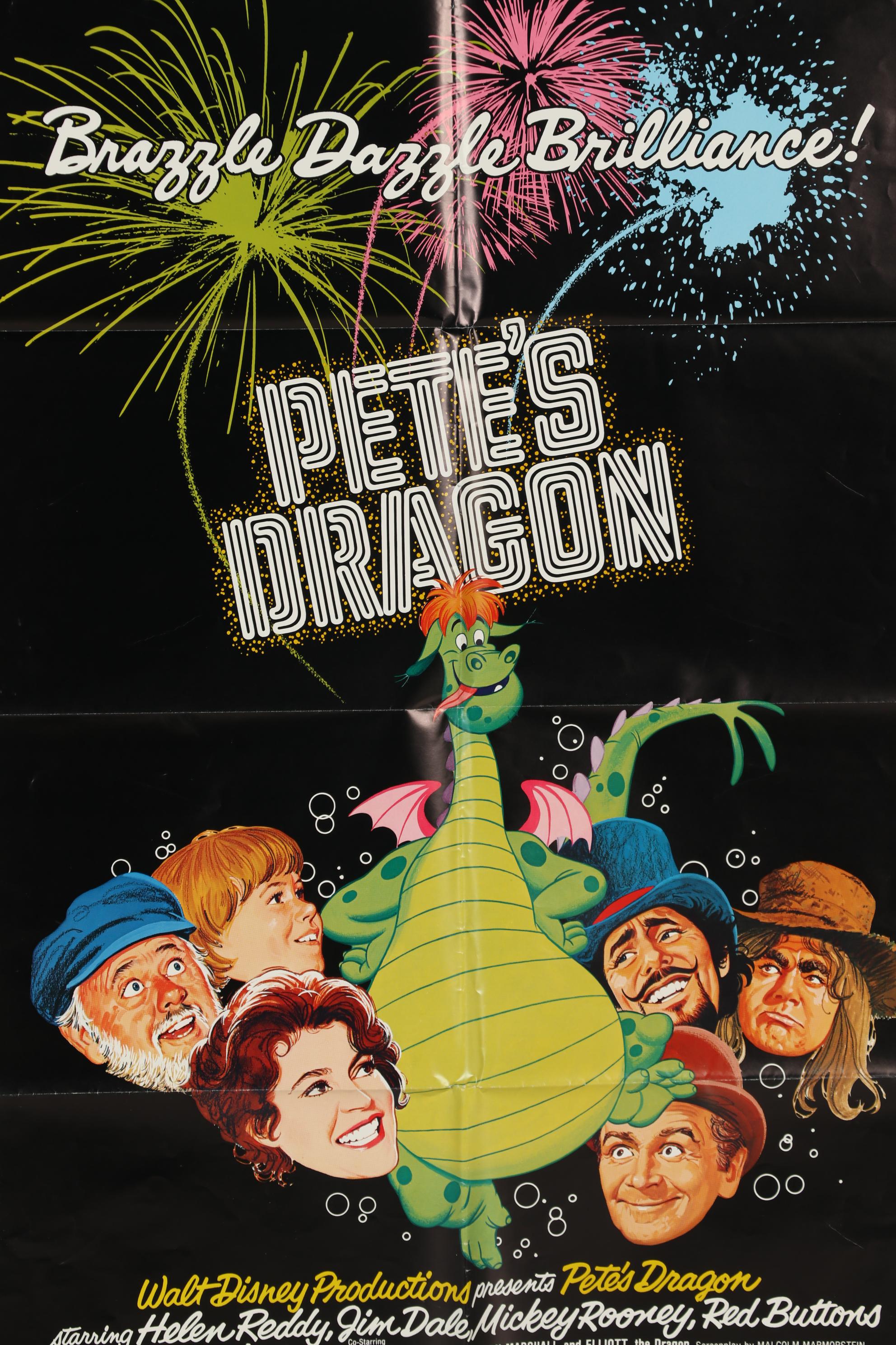 Walt Disney's "Bambi" and "Pete's Dragon" Movie Posters, 1950s - 1970s