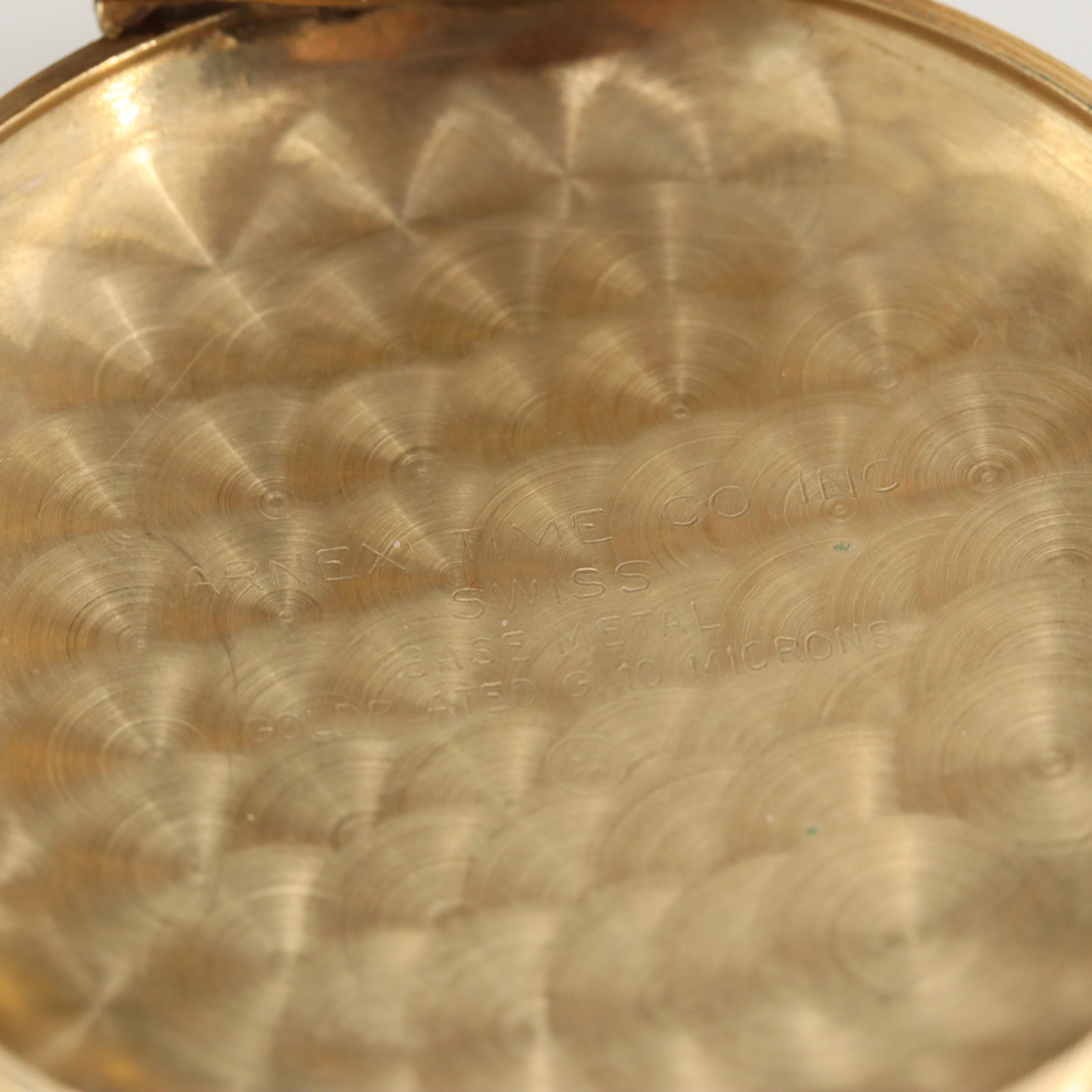 Vintage Arnex Musical Automaton Alarm Pocket Watch