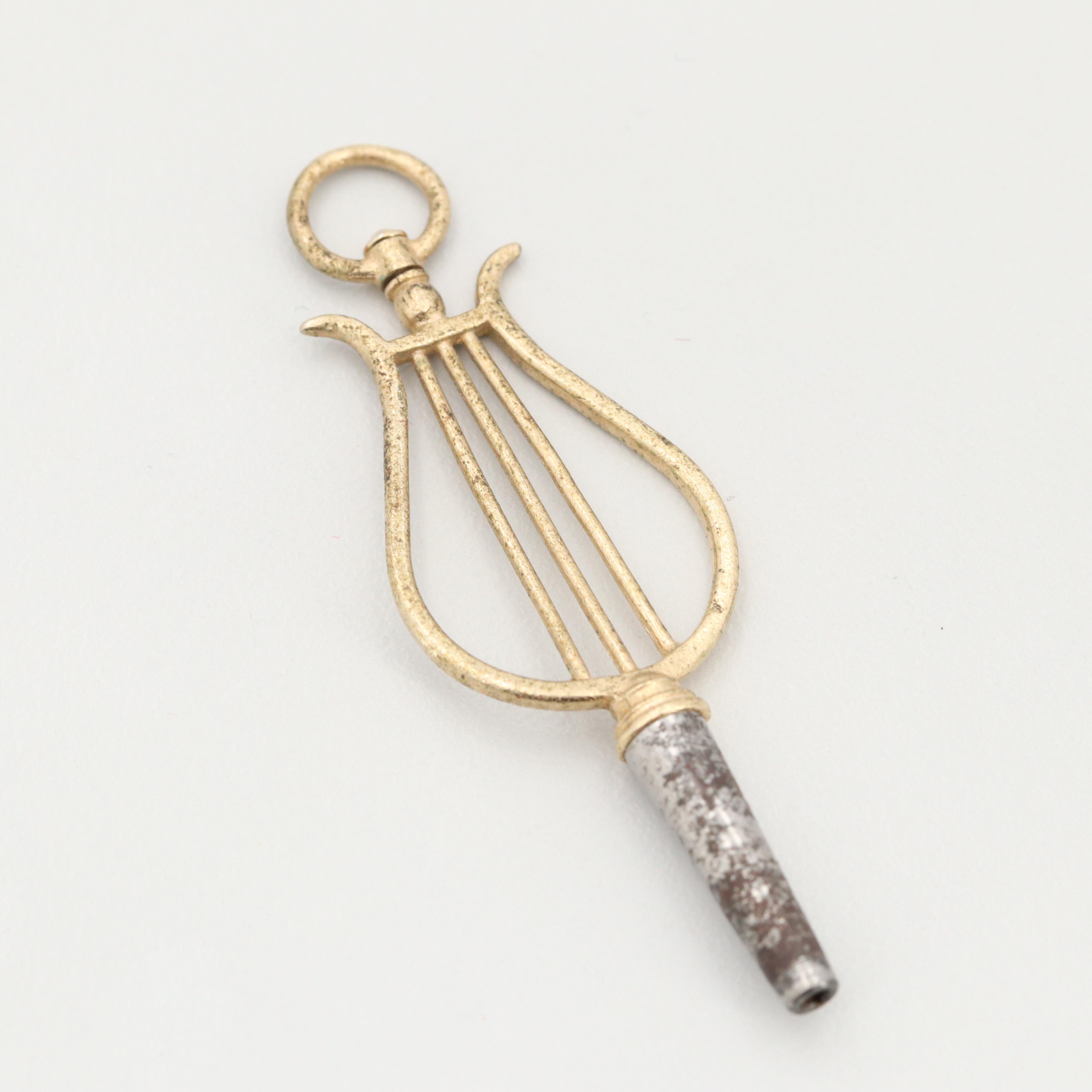 Vintage Arnex Musical Automaton Alarm Pocket Watch