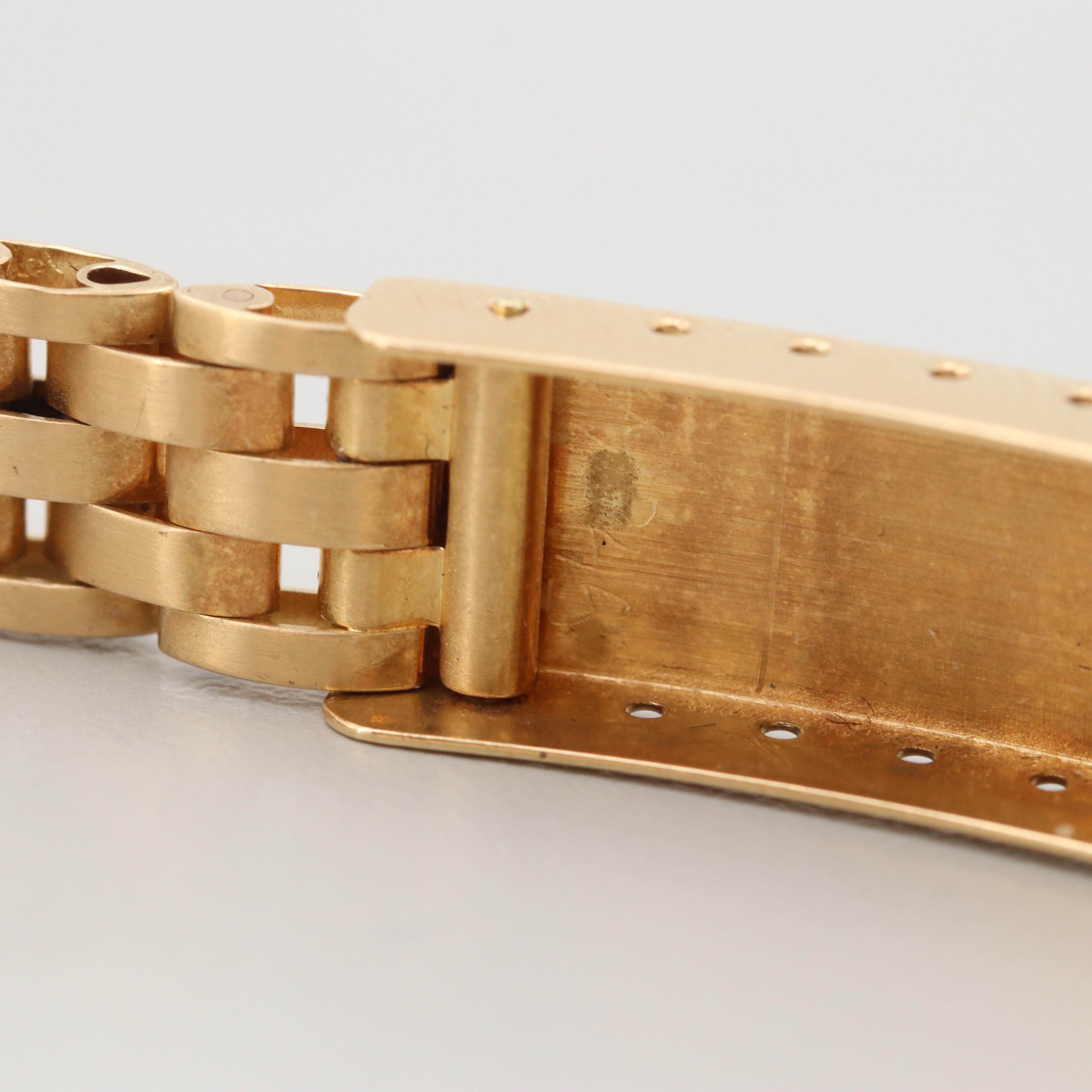 Vintage Rolex Datejust 18K Gold Watch With Honeycomb Jubilee Bracelet, 1978