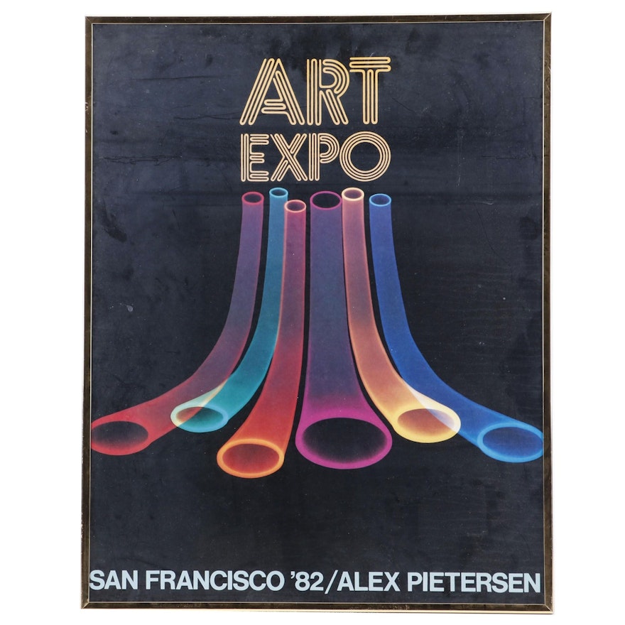 Offset Lithograph for Alex Pietersen "Art Expo" San Francisco 1982