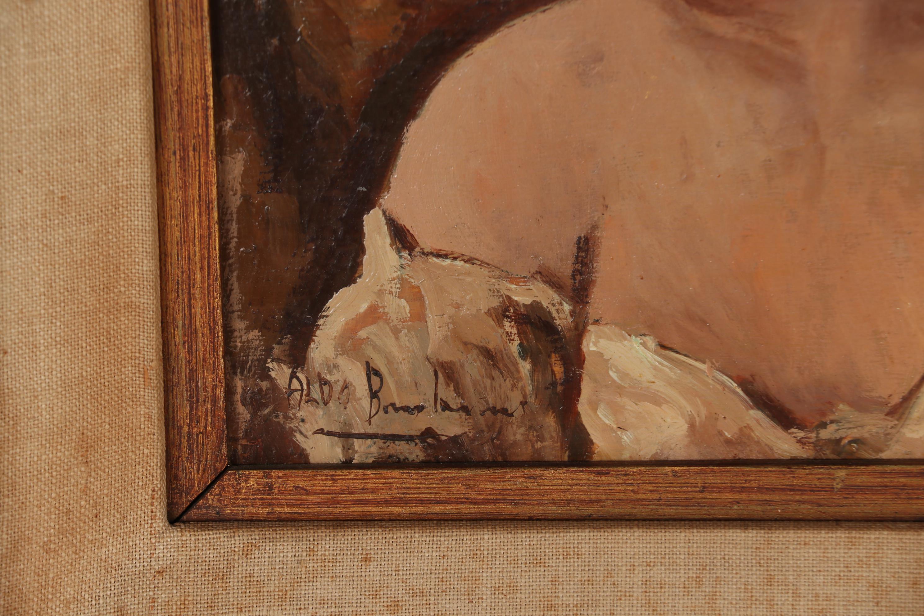 Copy Painting after Attilio Toro Portrait of a Girl