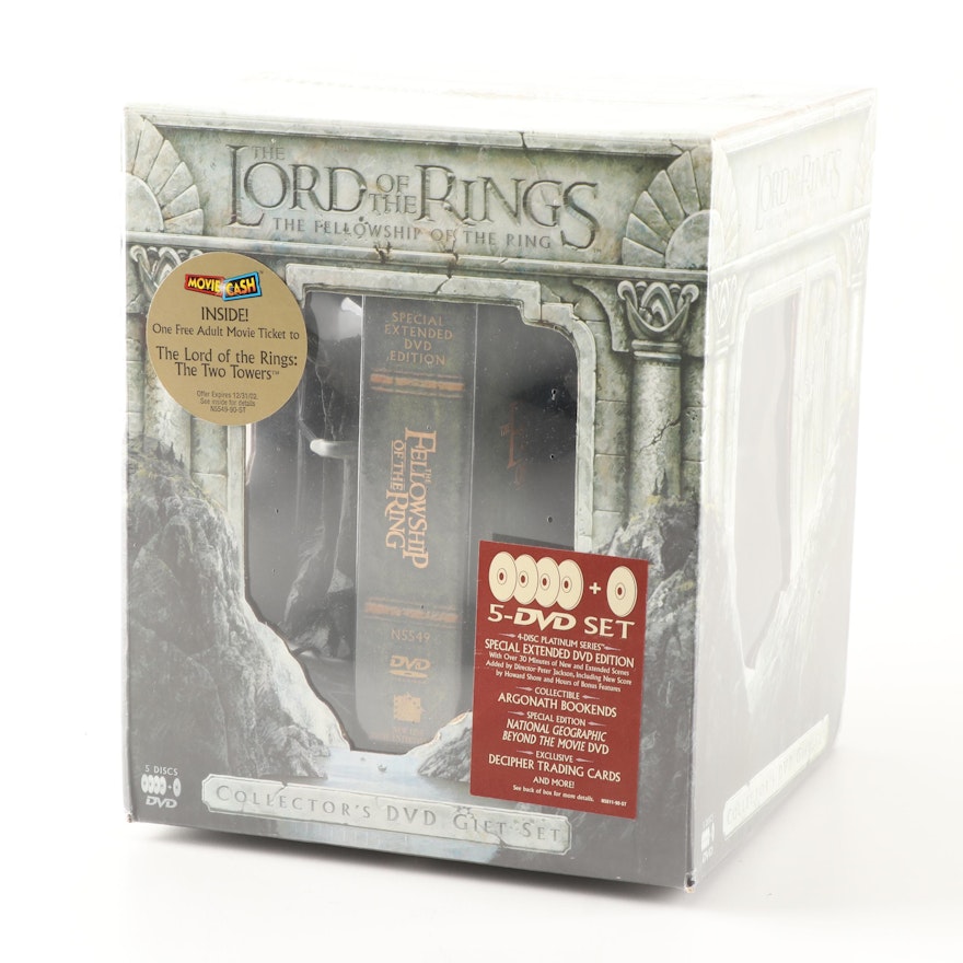 Lord of the Rings "The Fellowship Of The Ring" DVD Set
