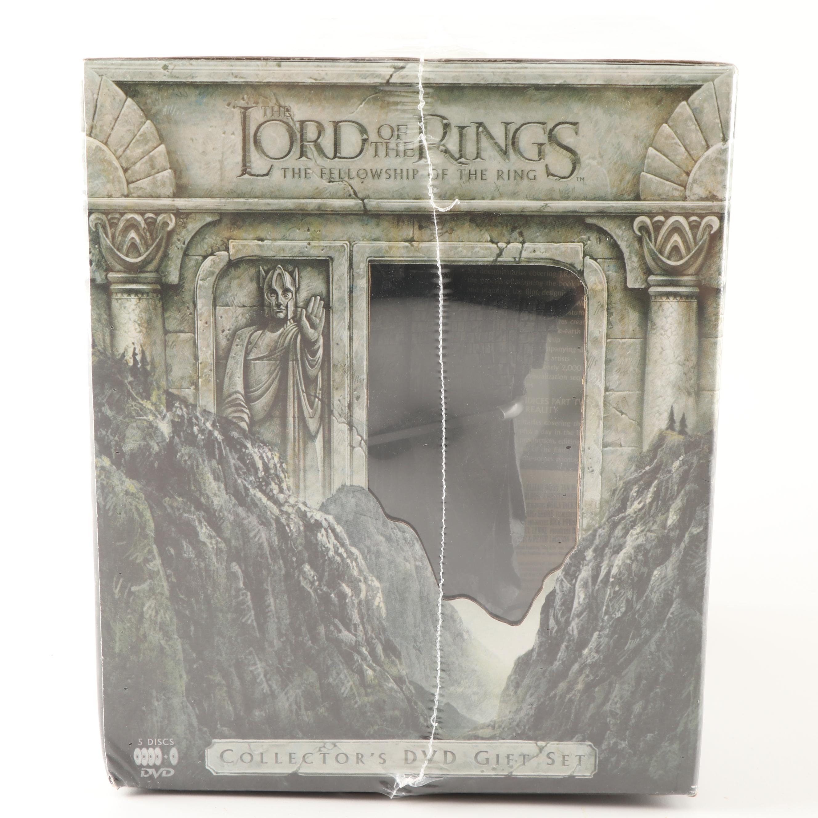 Lord of the Rings "The Fellowship Of The Ring" DVD Set