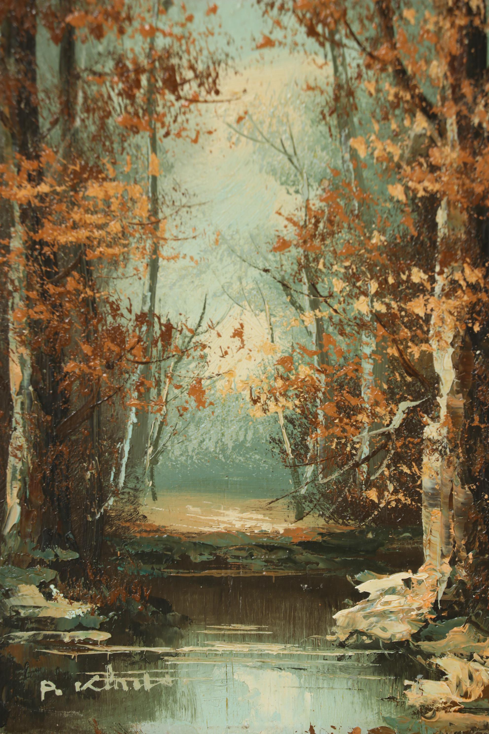 P. Klaus Landscape Oil Paintings