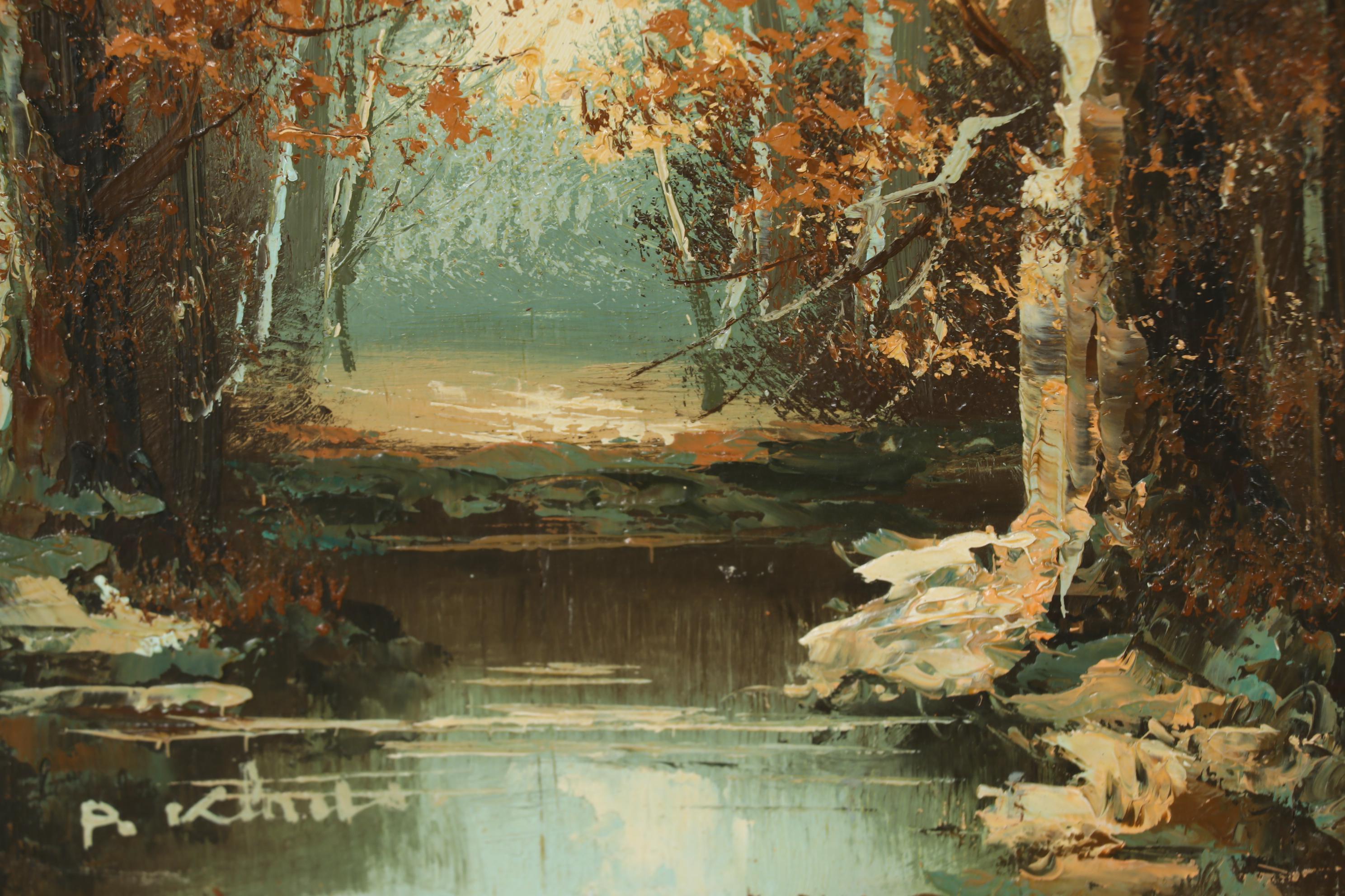 P. Klaus Landscape Oil Paintings