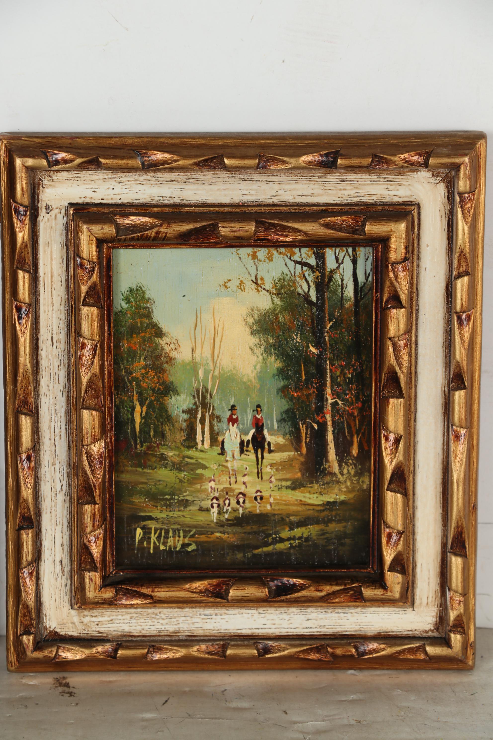 P. Klaus Landscape Oil Paintings