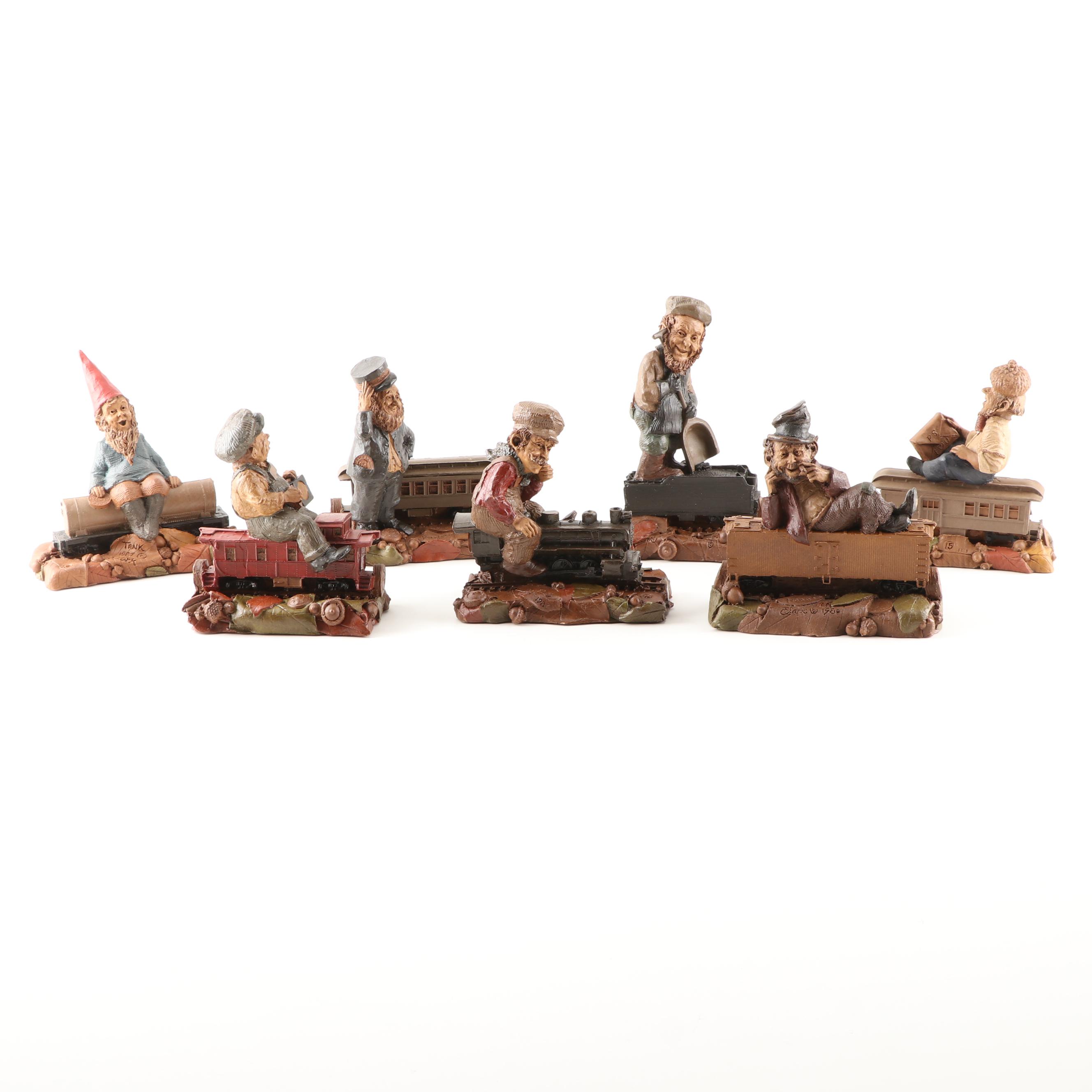 Cairn Studio Tom Clark Gnomes Resin "Train Series" Figurines