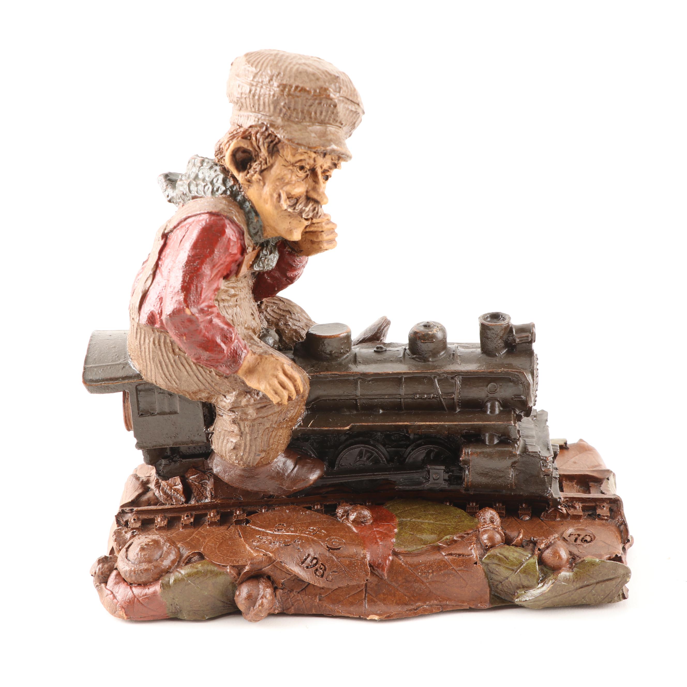 Cairn Studio Tom Clark Gnomes Resin "Train Series" Figurines