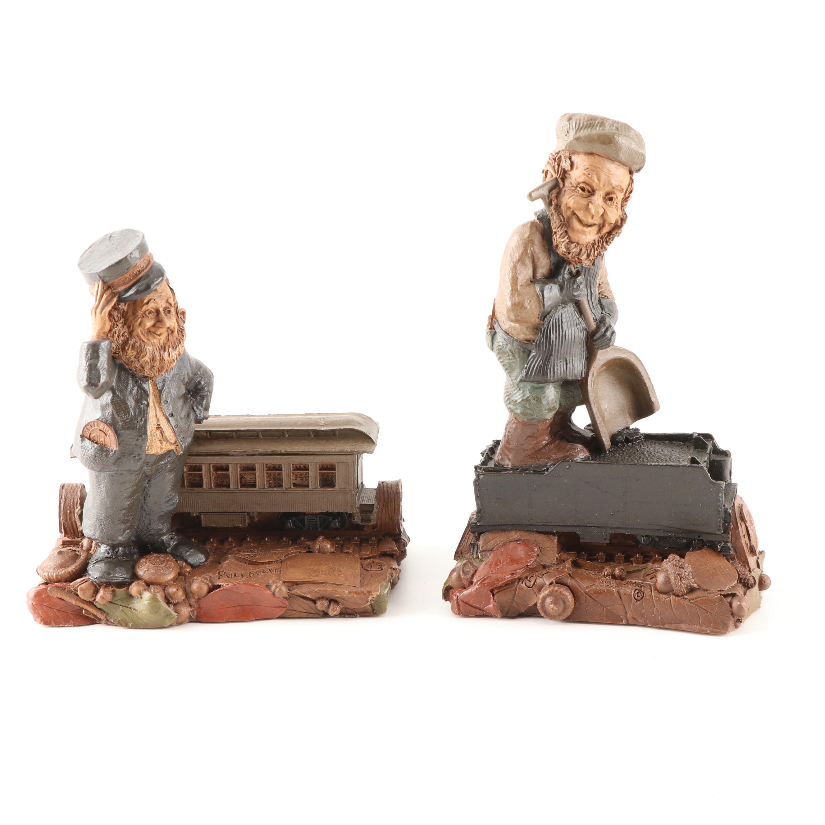Cairn Studio Tom Clark Gnomes Resin "Train Series" Figurines