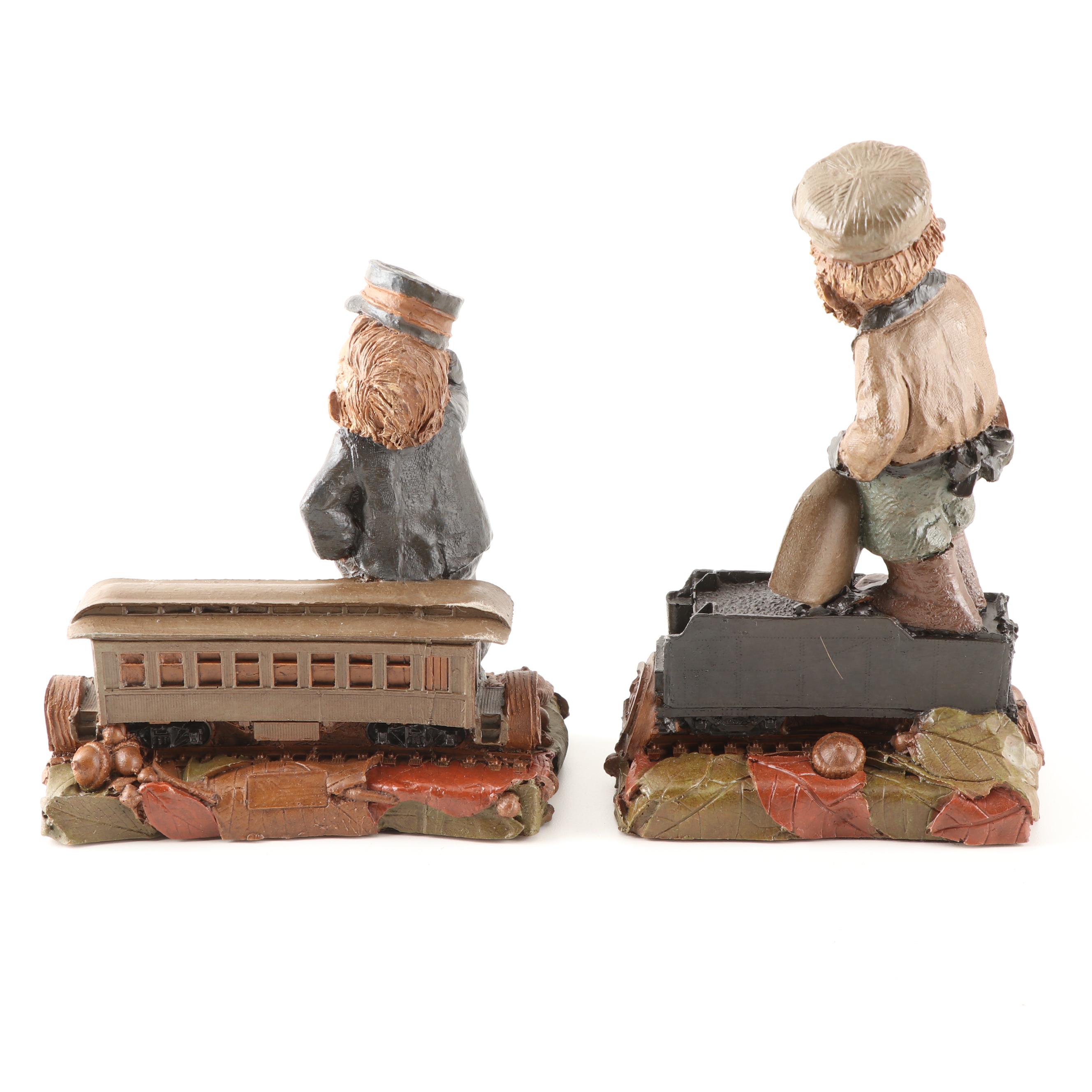 Cairn Studio Tom Clark Gnomes Resin "Train Series" Figurines