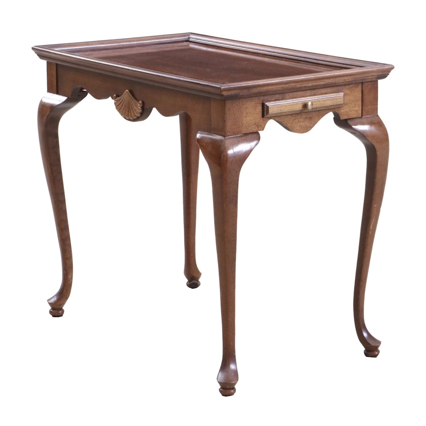 Queen Anne Style Cherry Tea Table