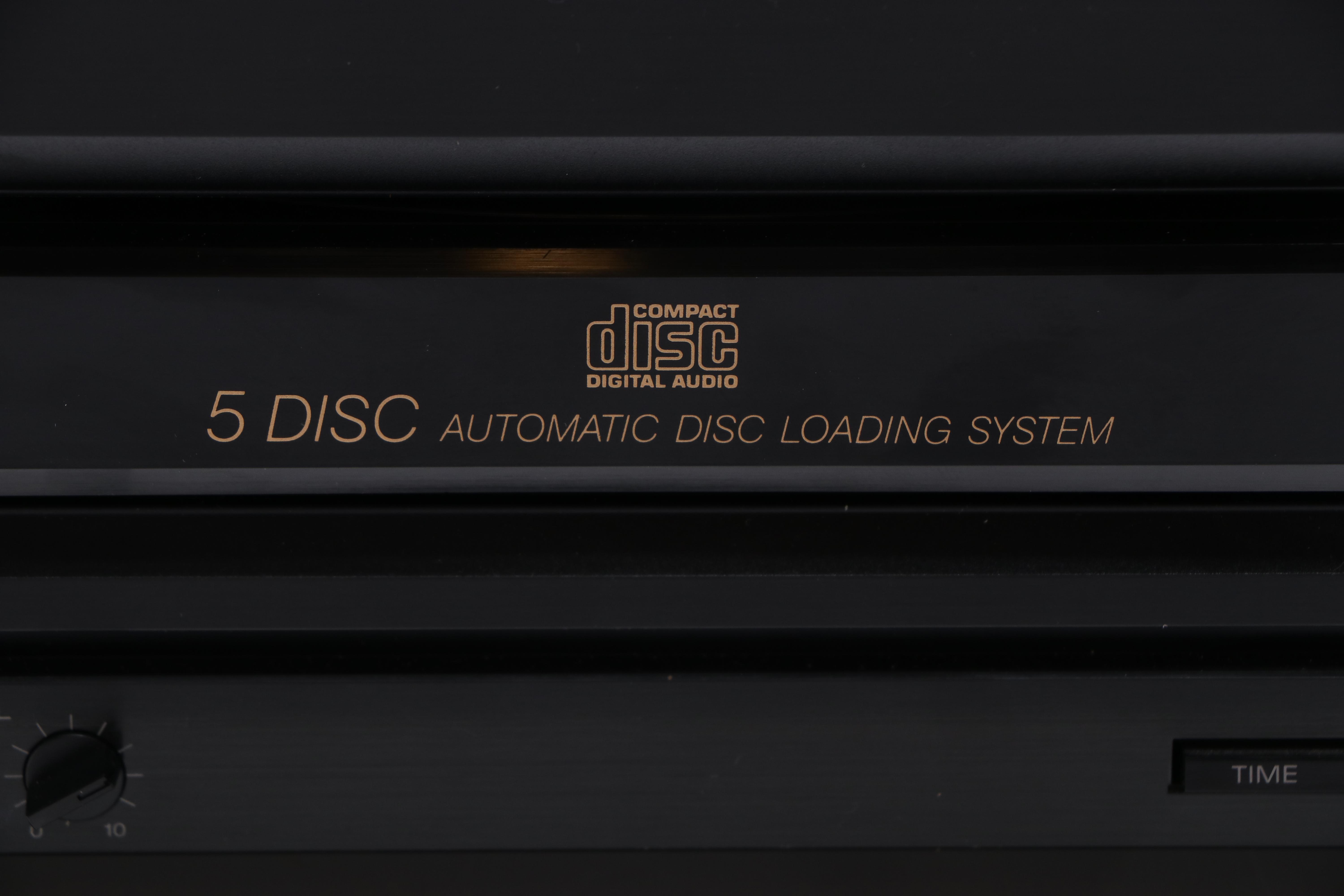 Sony Tape Deck and 5 Disc Automatic Loading System, Contemporary