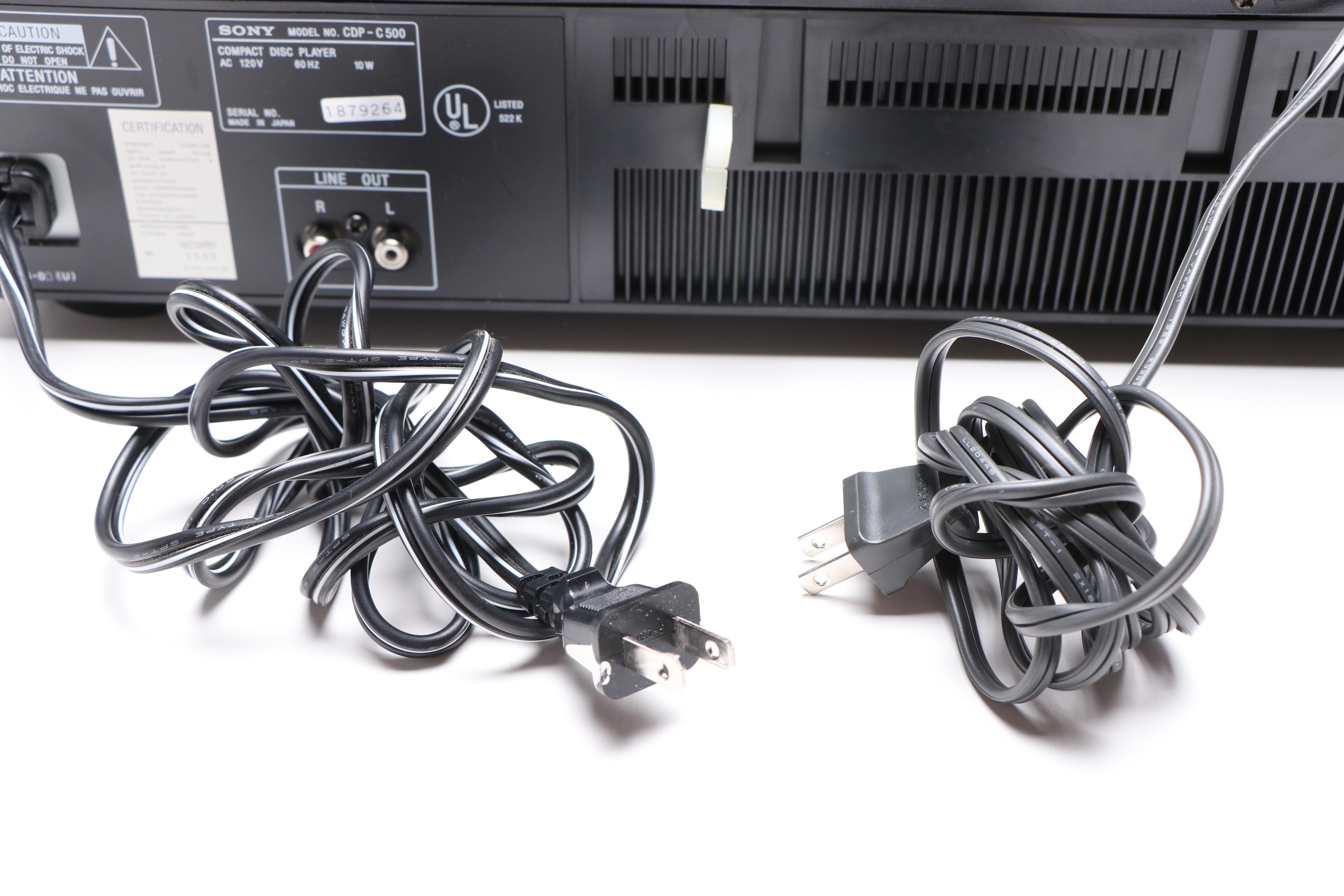 Sony Tape Deck and 5 Disc Automatic Loading System, Contemporary