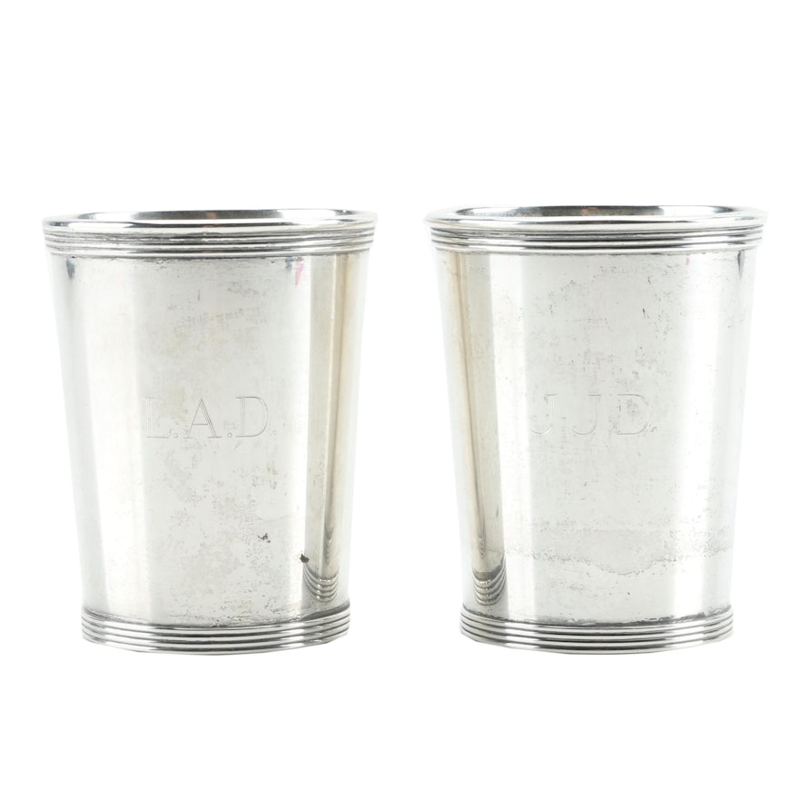 Alvin Sterling Silver Mint Julep Cups, Circa 1920s