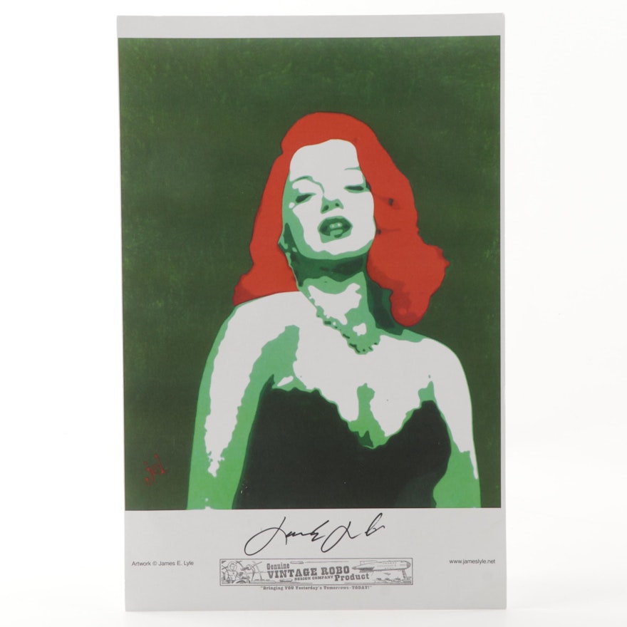 James E. Lyle Offset Lithograph "Envy"