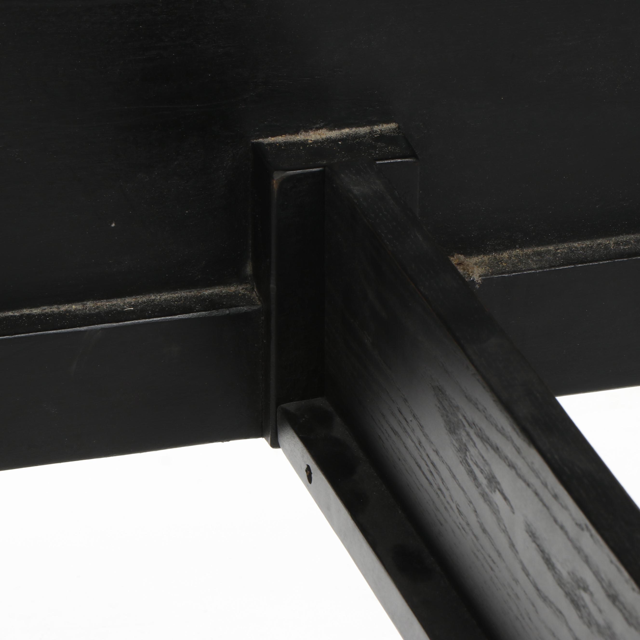 Robert Bergelin Contemporary Four Poster King Size Bed Frame with Step Stool