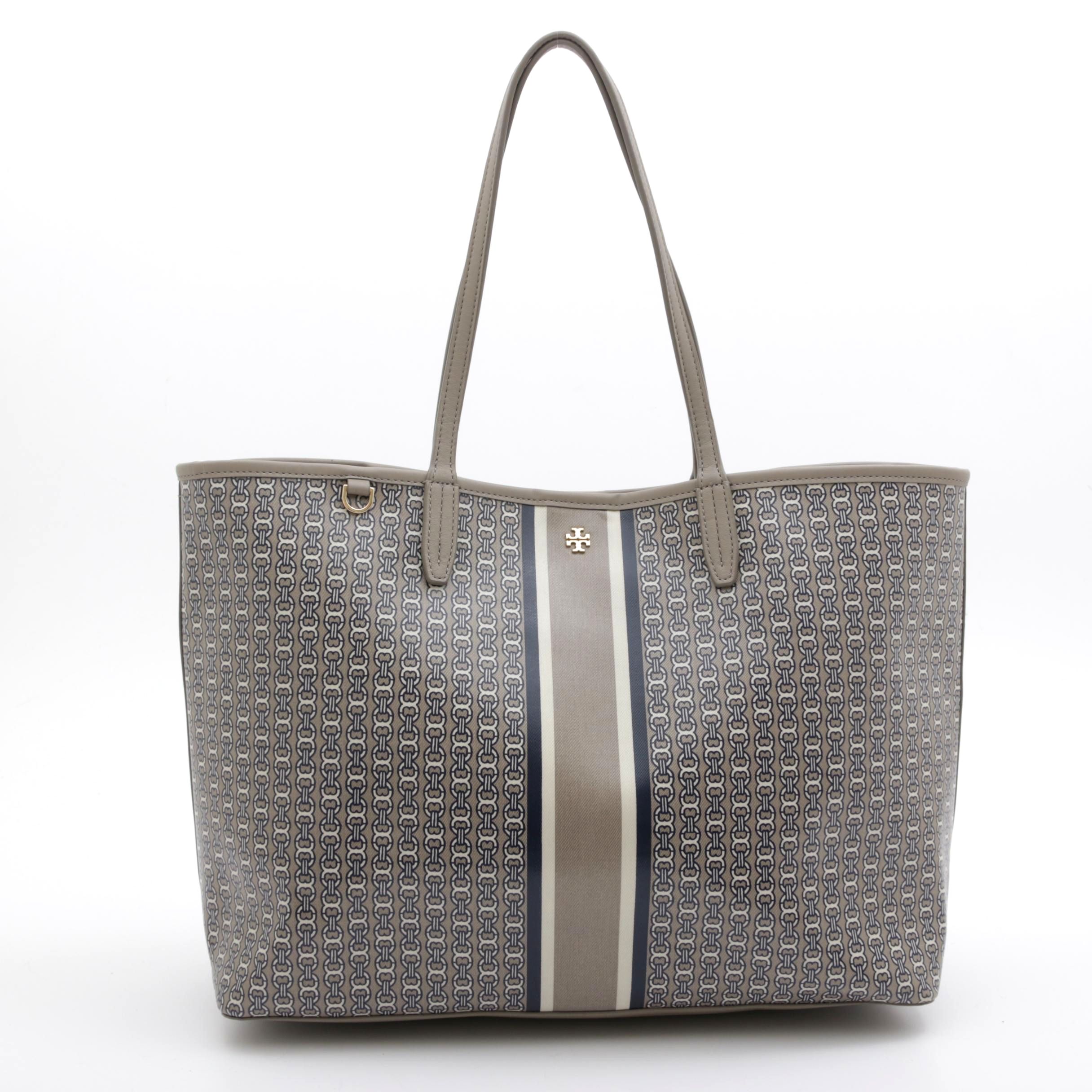 Tory Burch Coated Canvas Tote Bag