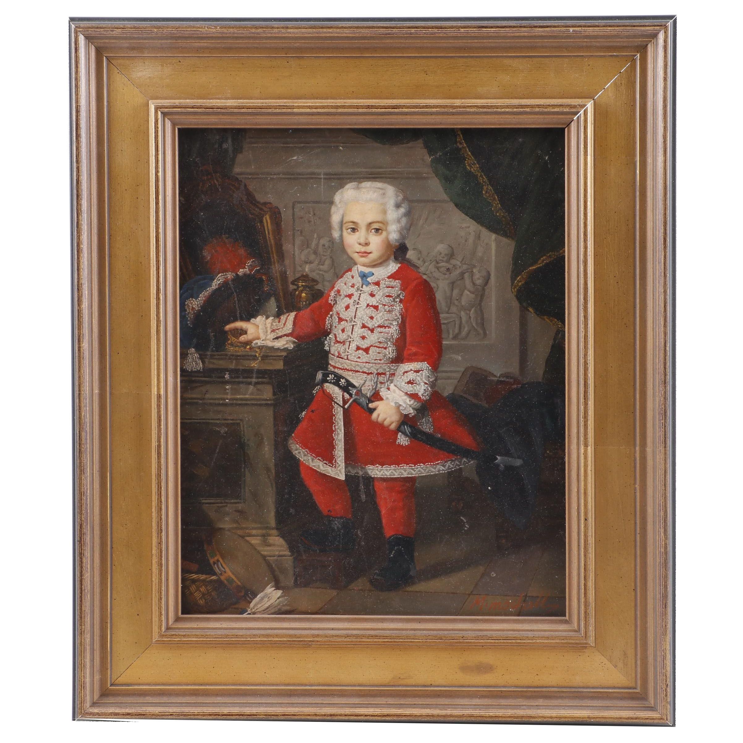 M. Moshall Copy Oil Painting after Pierre Subleyras