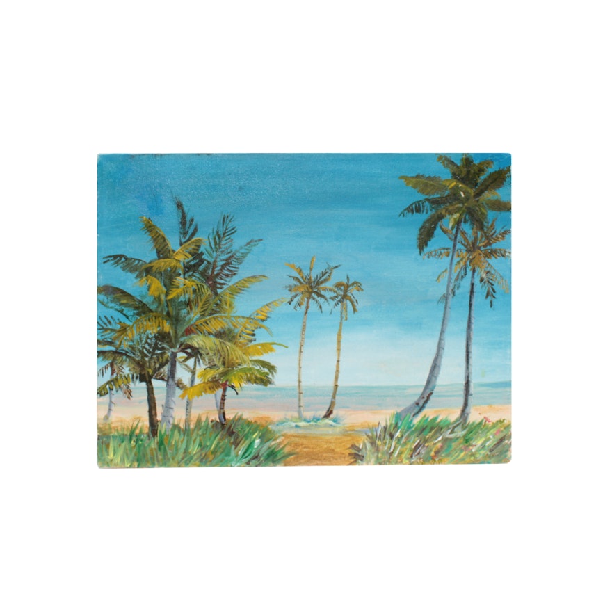 Acrylic Painting "Path to the Beach"