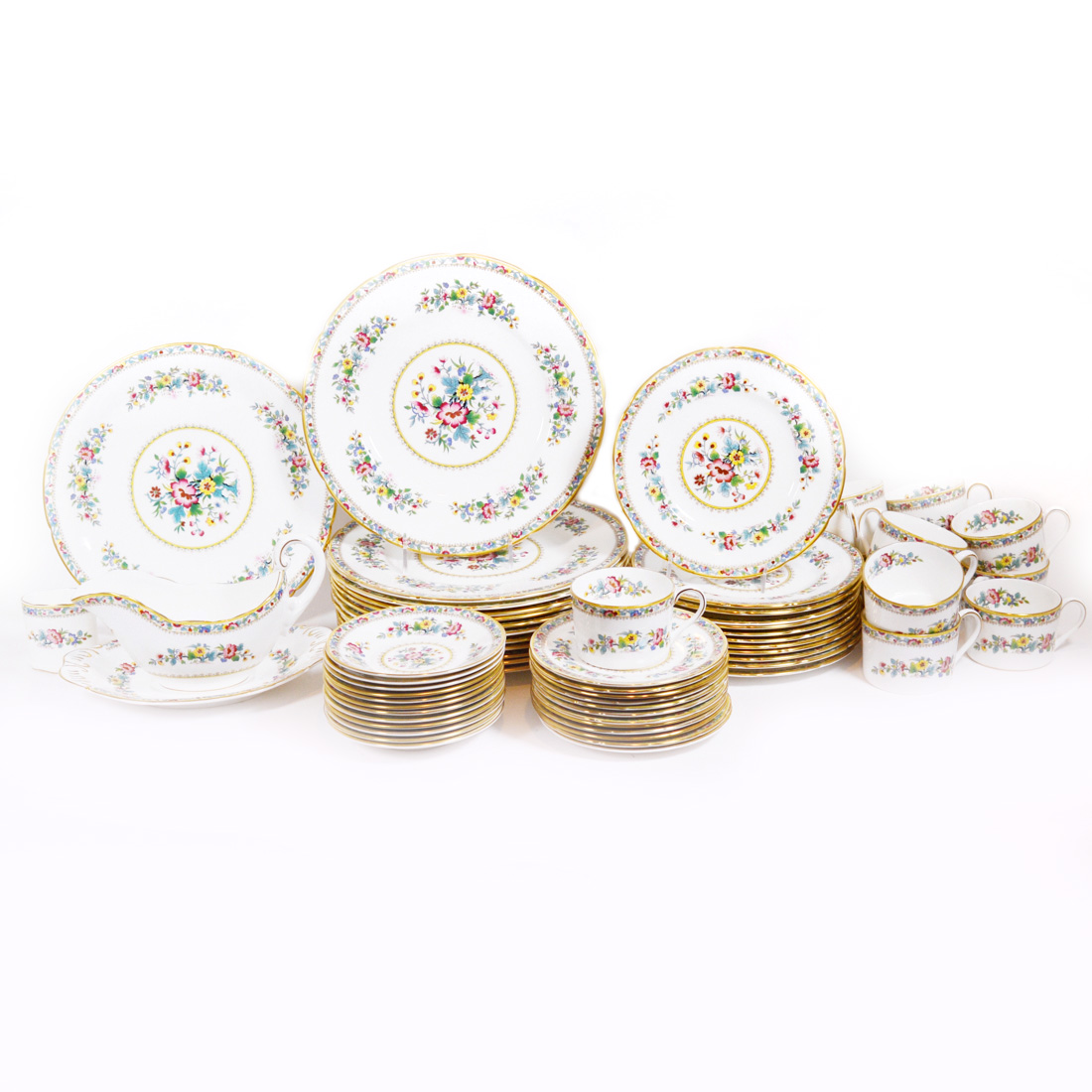 Coalport "Ming Rose" China Dinnerware for Twelve, 1970 - 1993