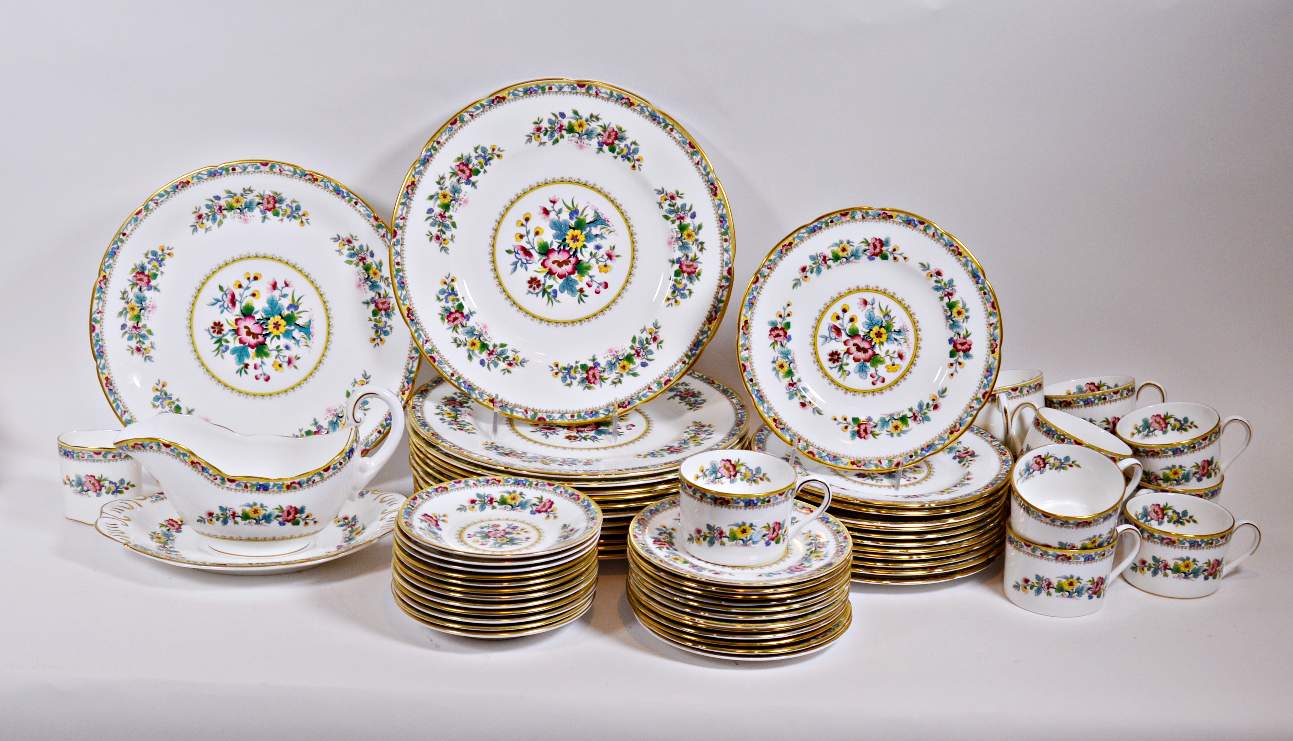 Coalport "Ming Rose" China Dinnerware for Twelve, 1970 - 1993