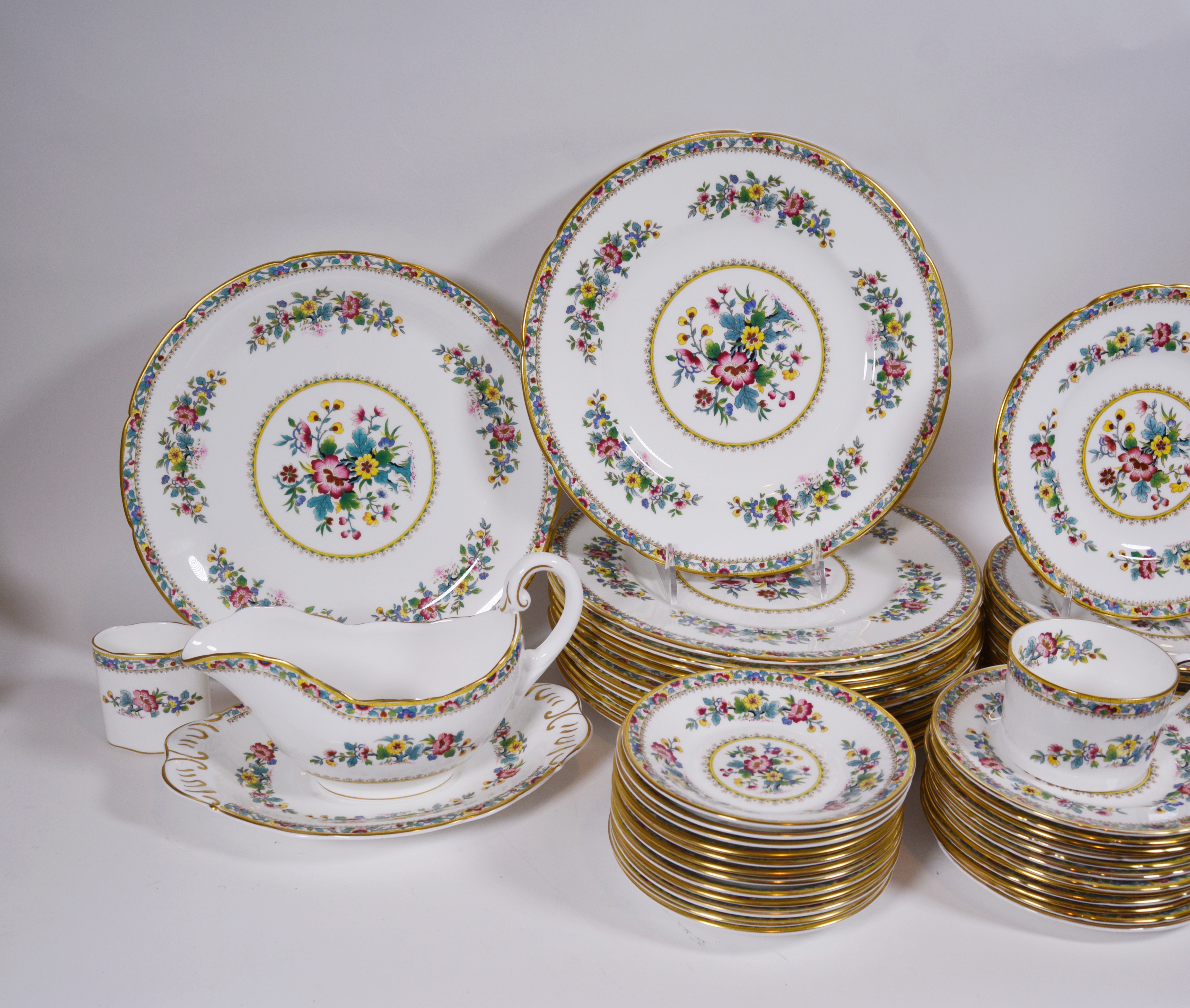 Coalport "Ming Rose" China Dinnerware for Twelve, 1970 - 1993