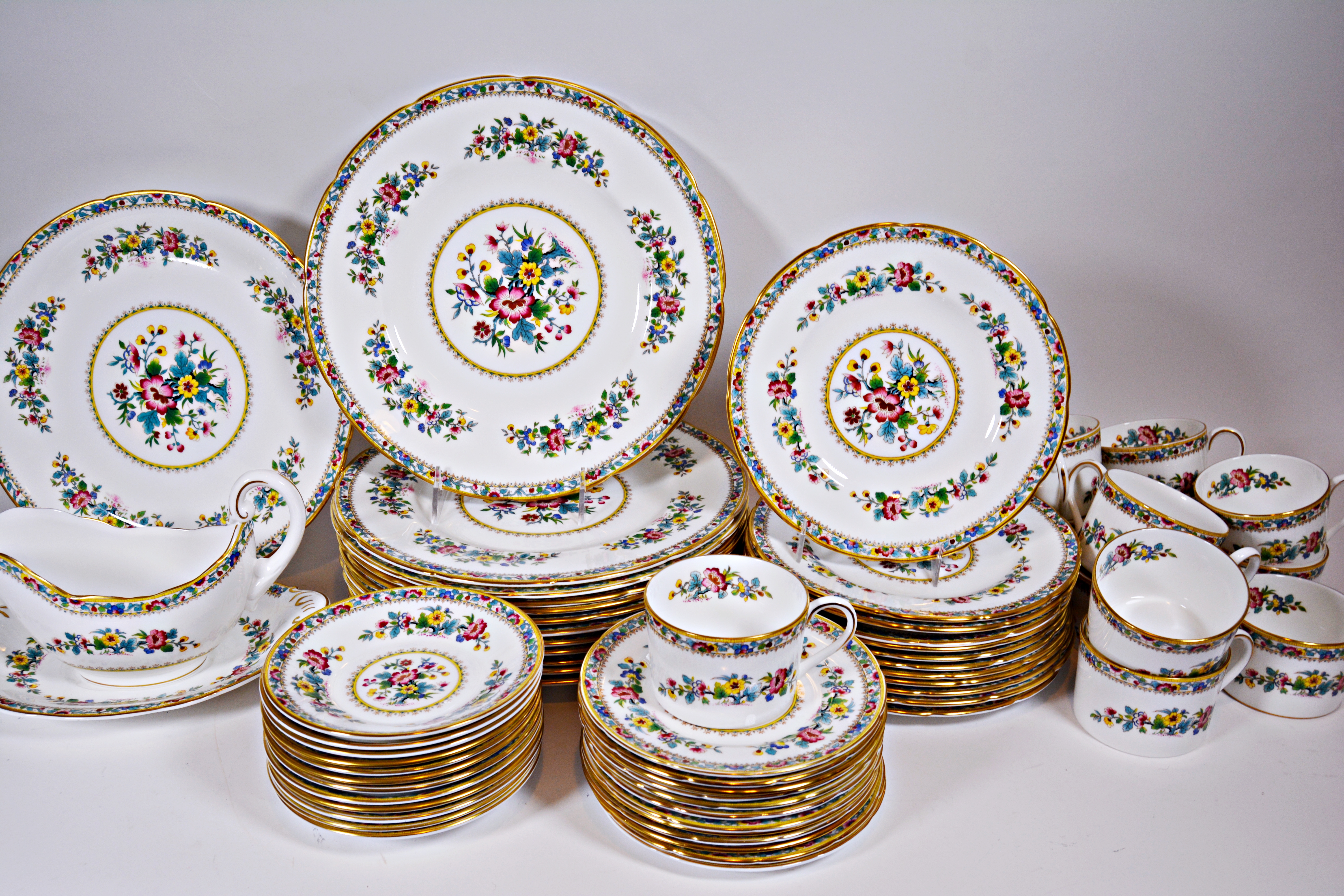 Coalport "Ming Rose" China Dinnerware for Twelve, 1970 - 1993