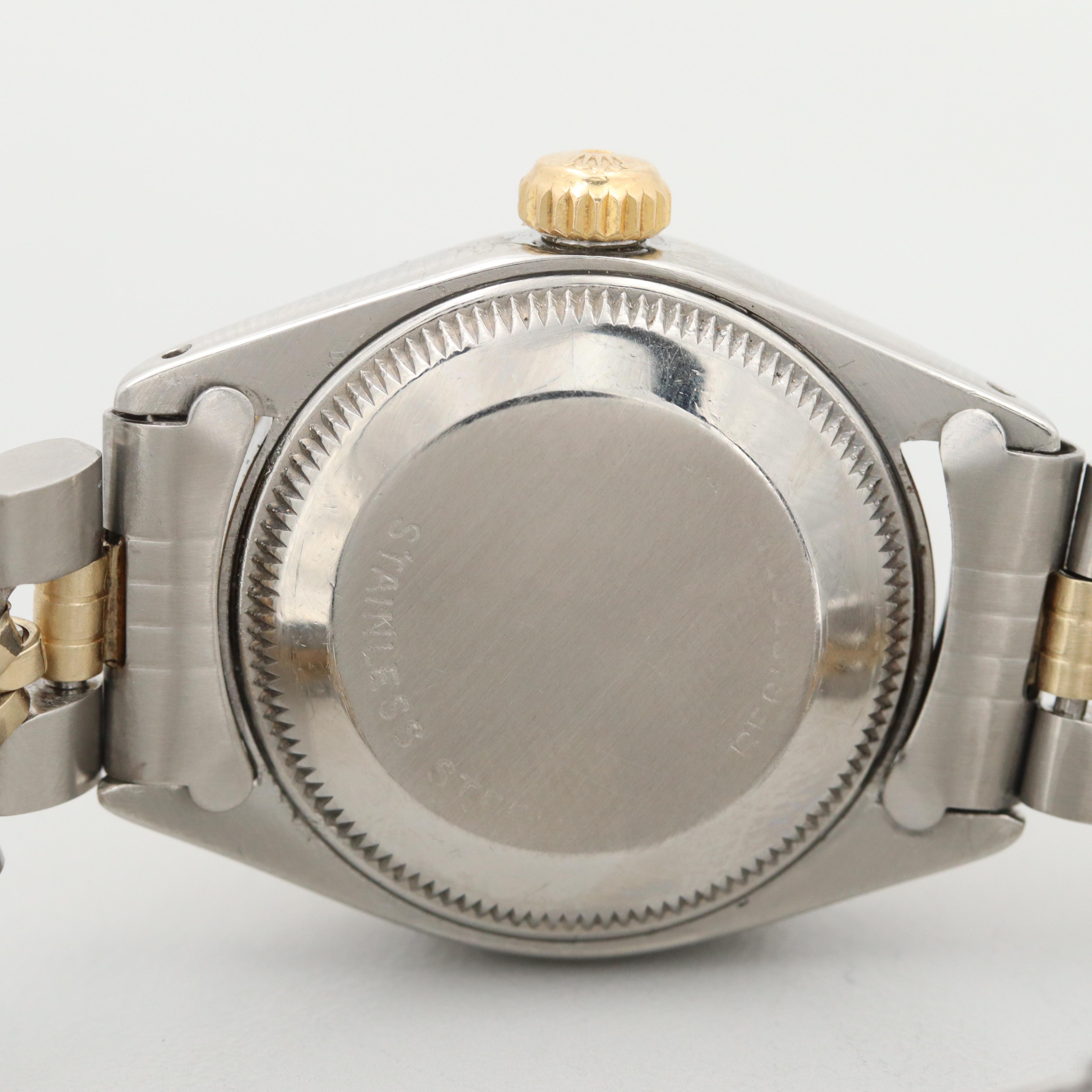 Rolex Oyster Perpetual Date 18K Gold and Stainless Steel Watch, 1978