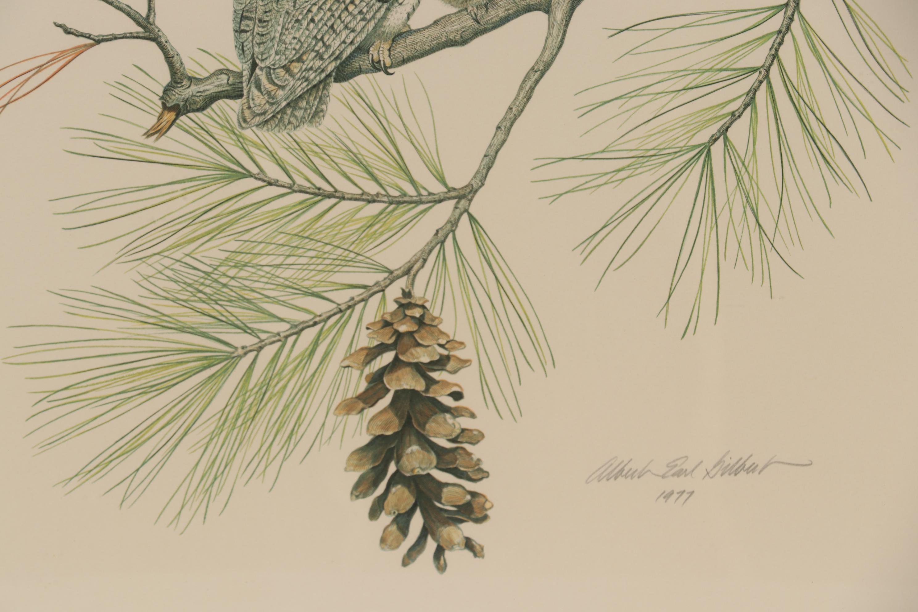 Albert Earl Gilbert 1976 Wildlife Mixed Media Prints