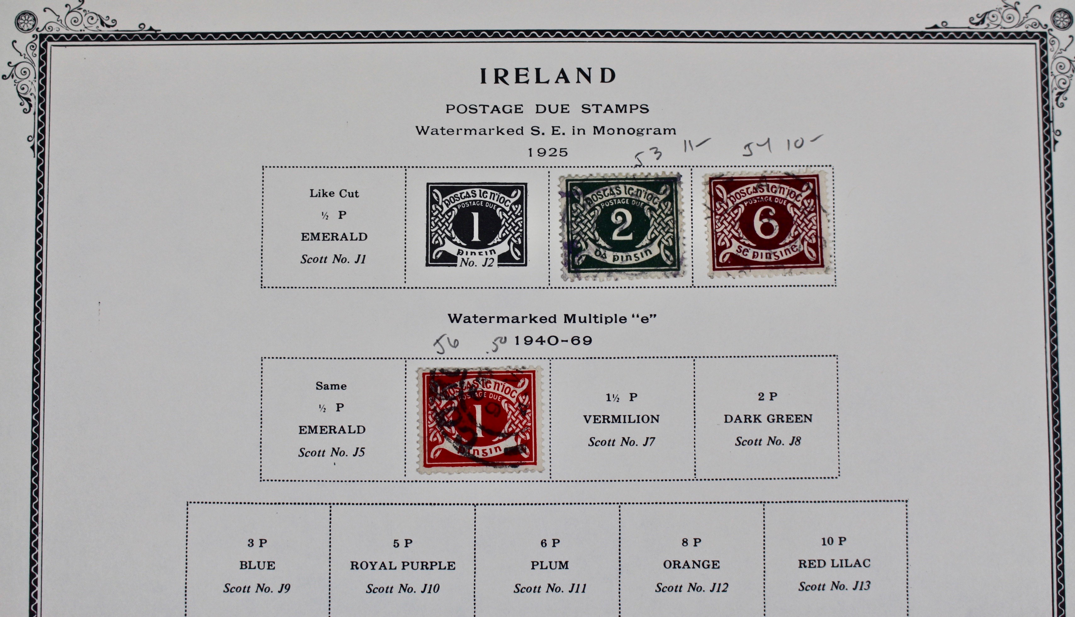 Ireland Stamp Collection