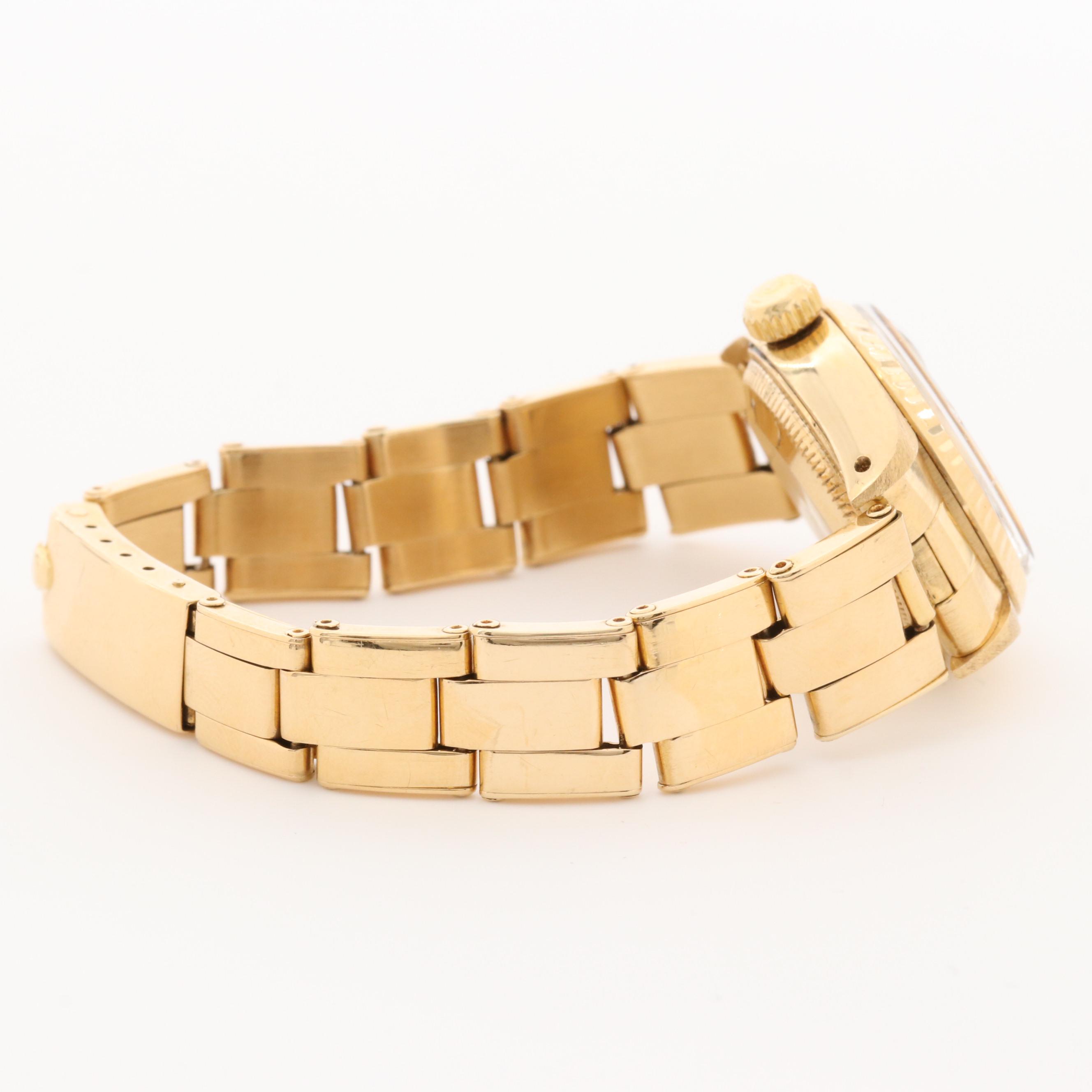 Rolex Oyster Perpetual Date 18K Gold Watch, Circa 1987