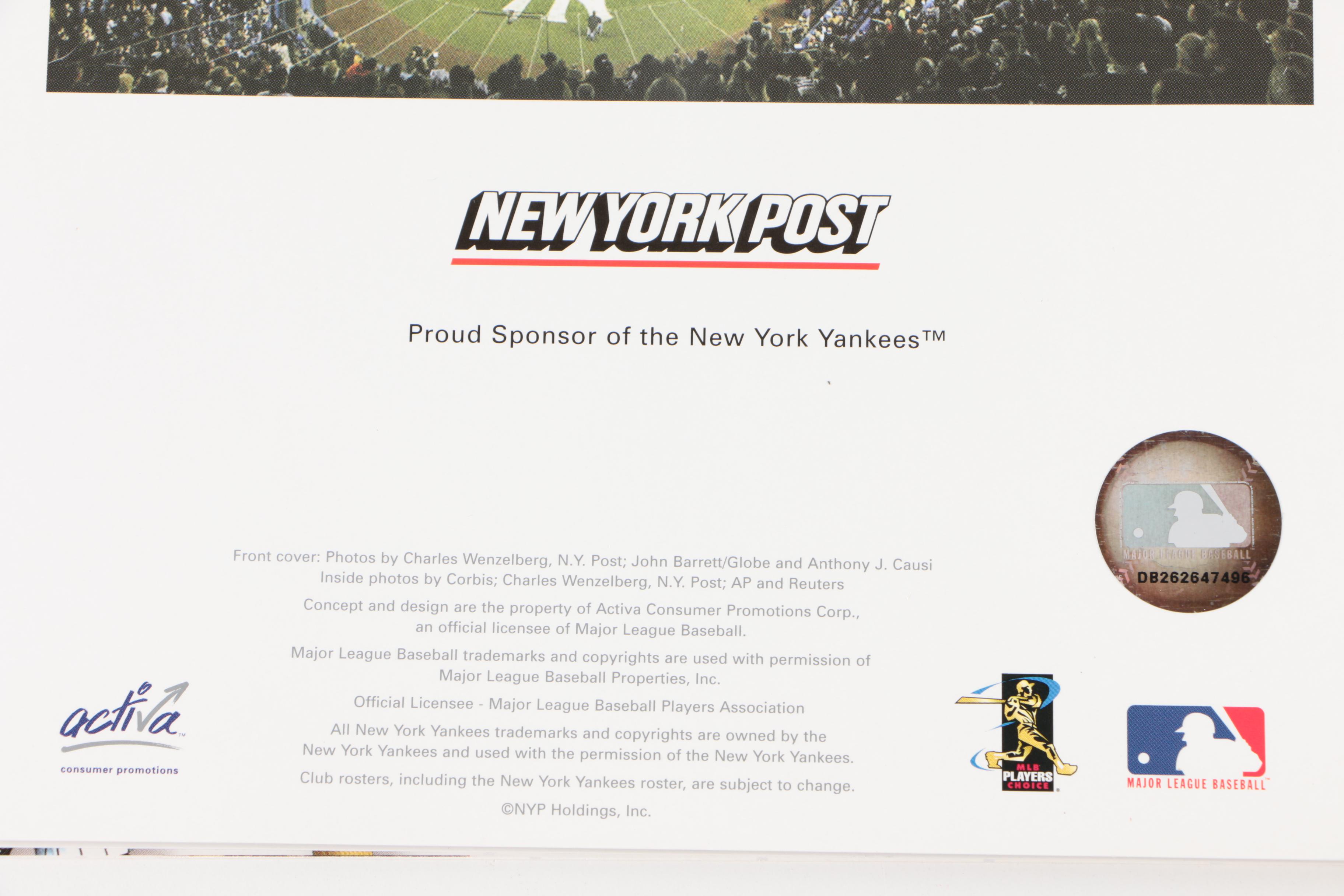 Complete New York Yankees 2004 Medallion Collection From "The New York Post"