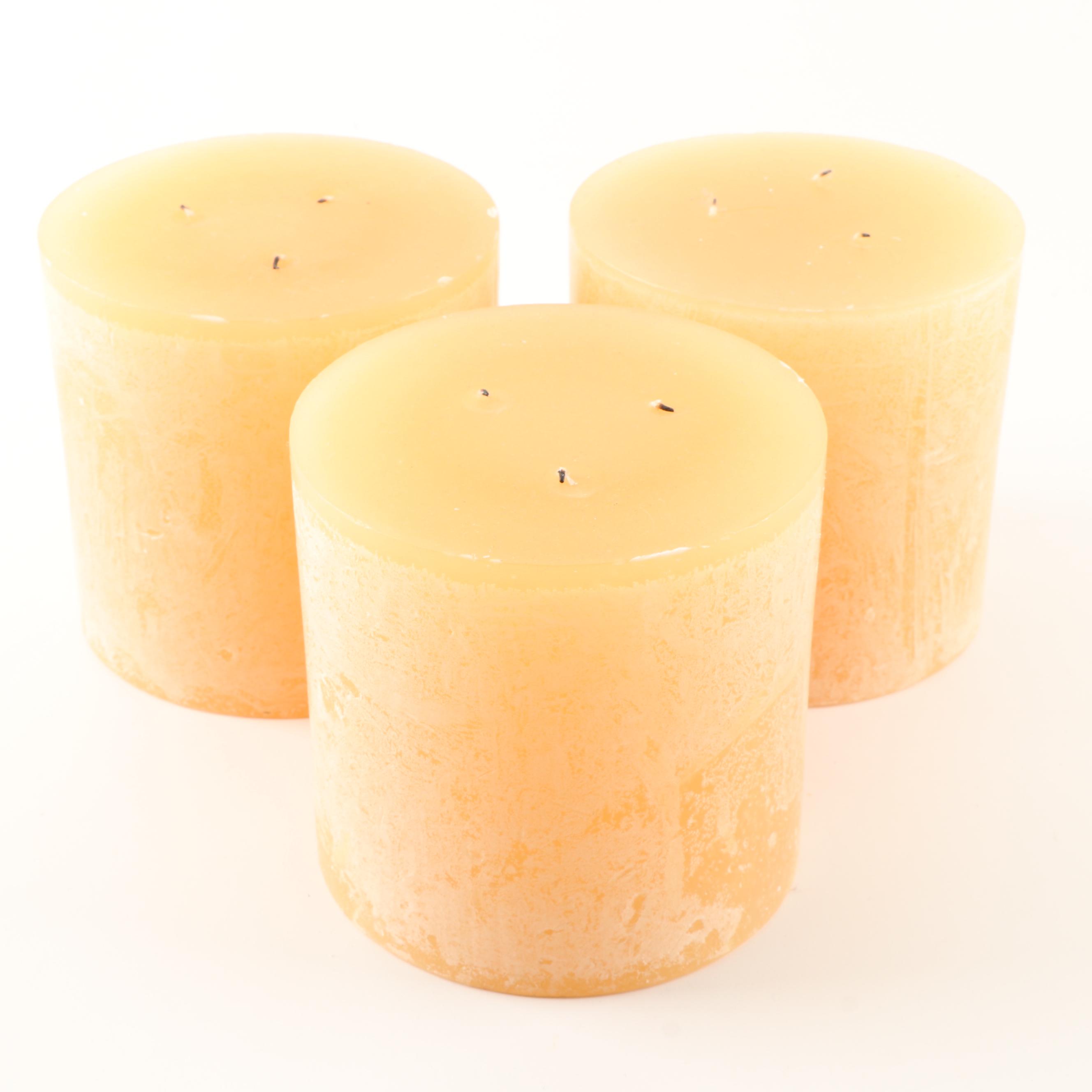 Assortment of Candles Including Vera Bradley and Tory Burch