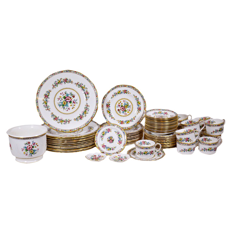 Coalport "Ming Rose" China Dinnerware for Twelve, 1970 - 1993