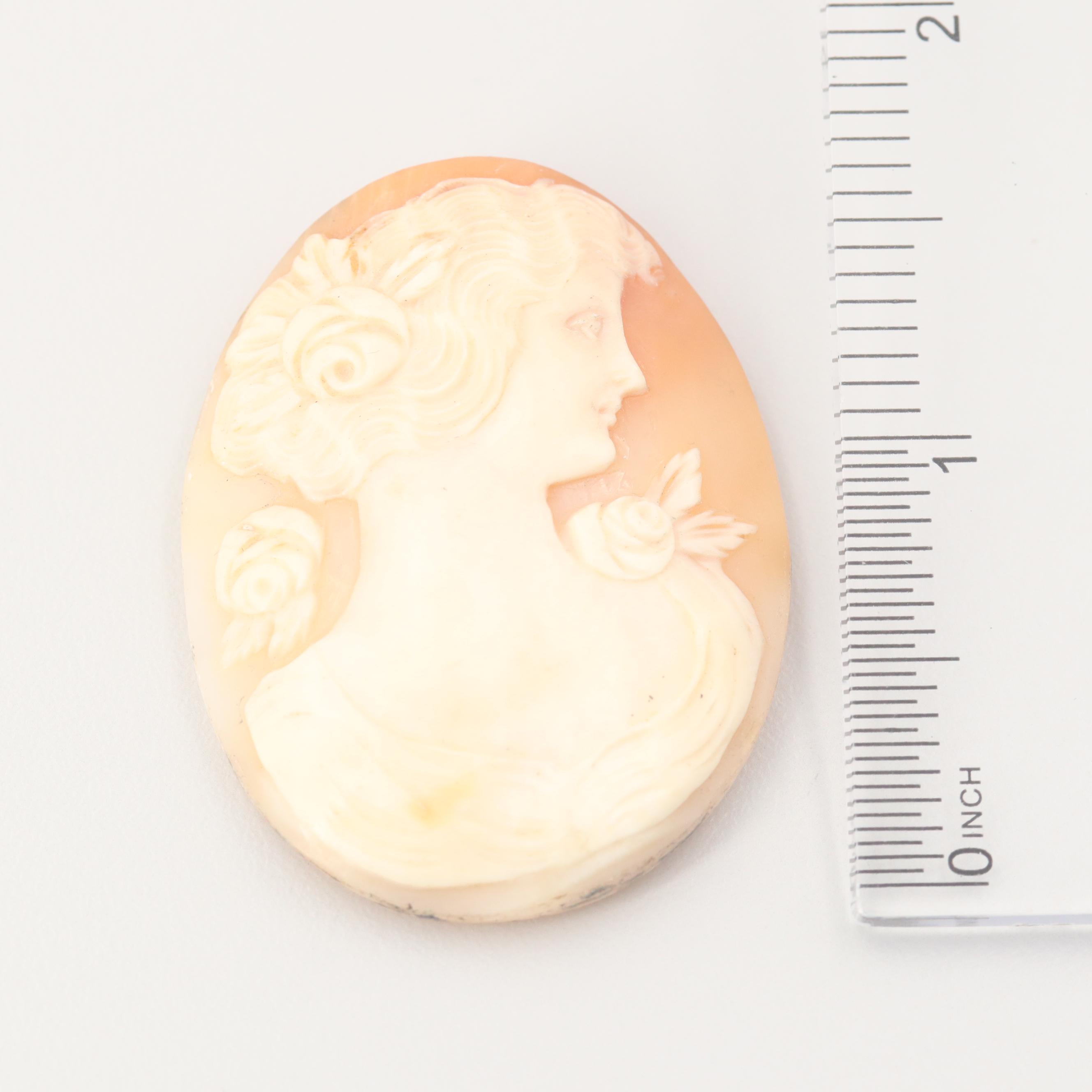 Loose Helmet Shell Cameo Selection Featuring the Three Graces