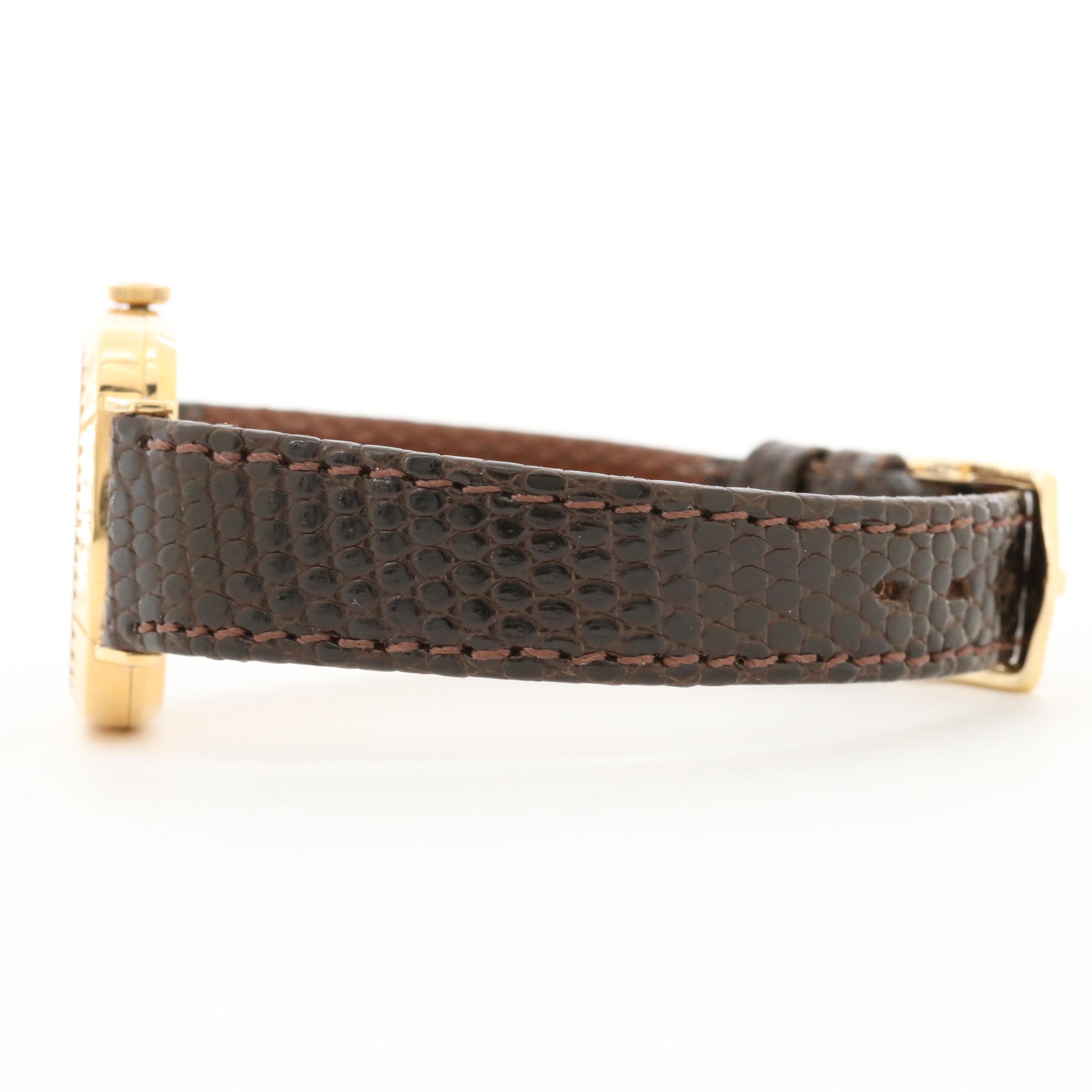 Rolex Cellini 18K Yellow Gold Stem Wind Watch