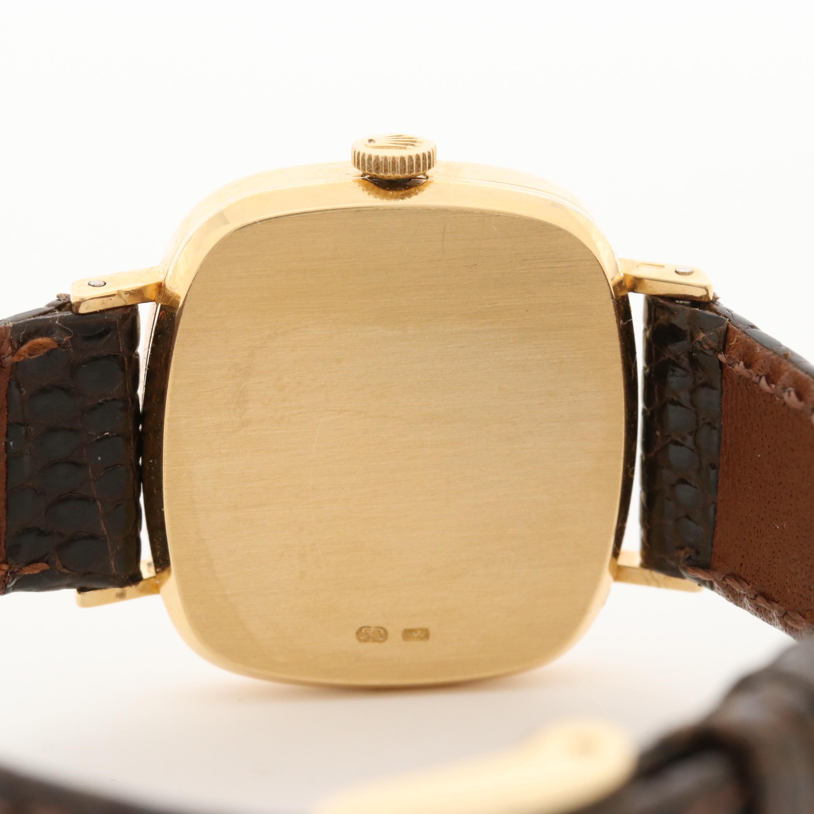 Rolex Cellini 18K Yellow Gold Stem Wind Watch