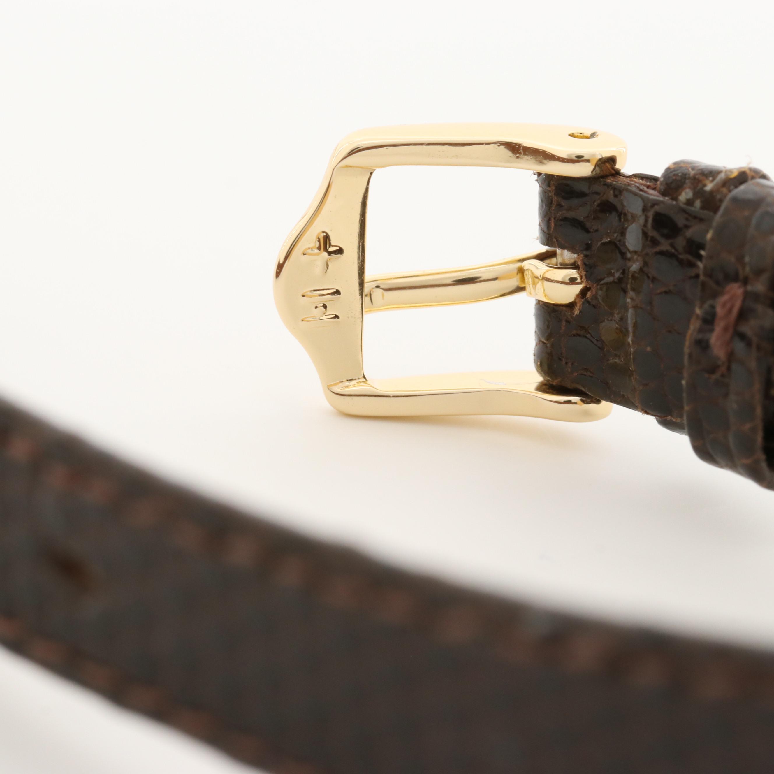 Rolex Cellini 18K Yellow Gold Stem Wind Watch