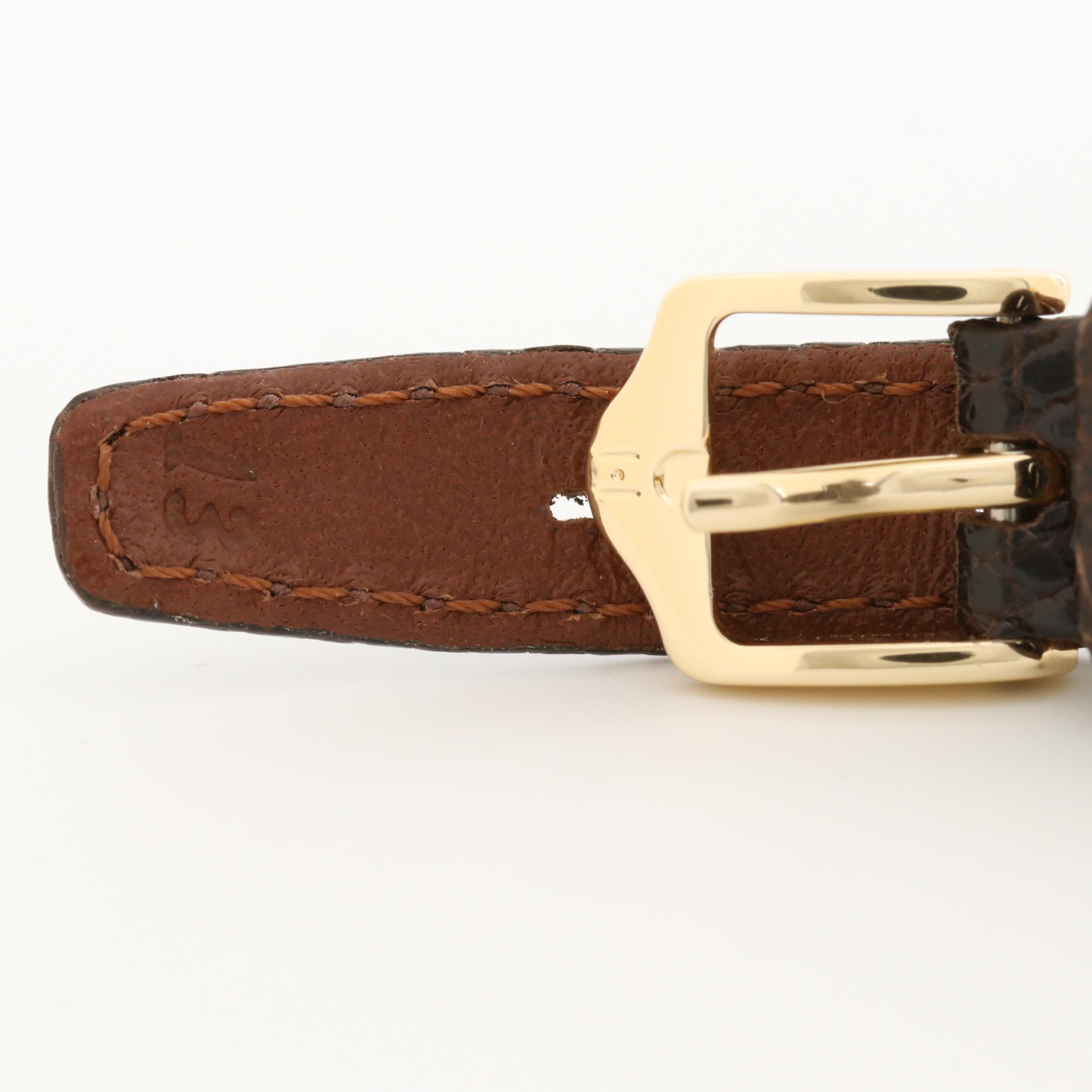 Rolex Cellini 18K Yellow Gold Stem Wind Watch