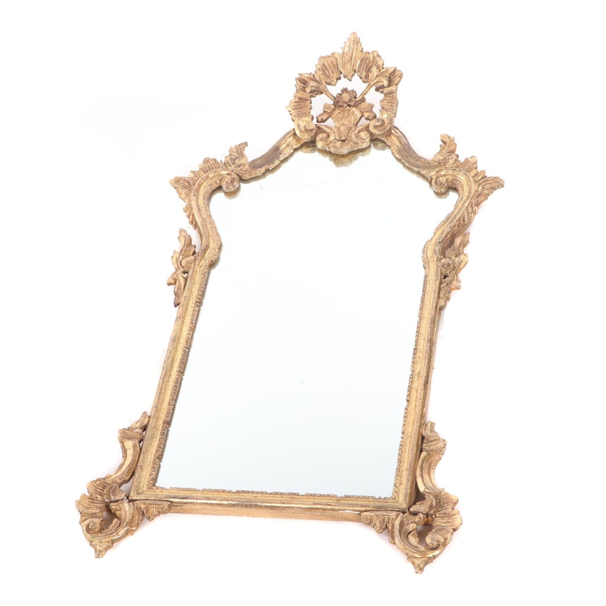 Baroque Style Giltwood Wall Mirror