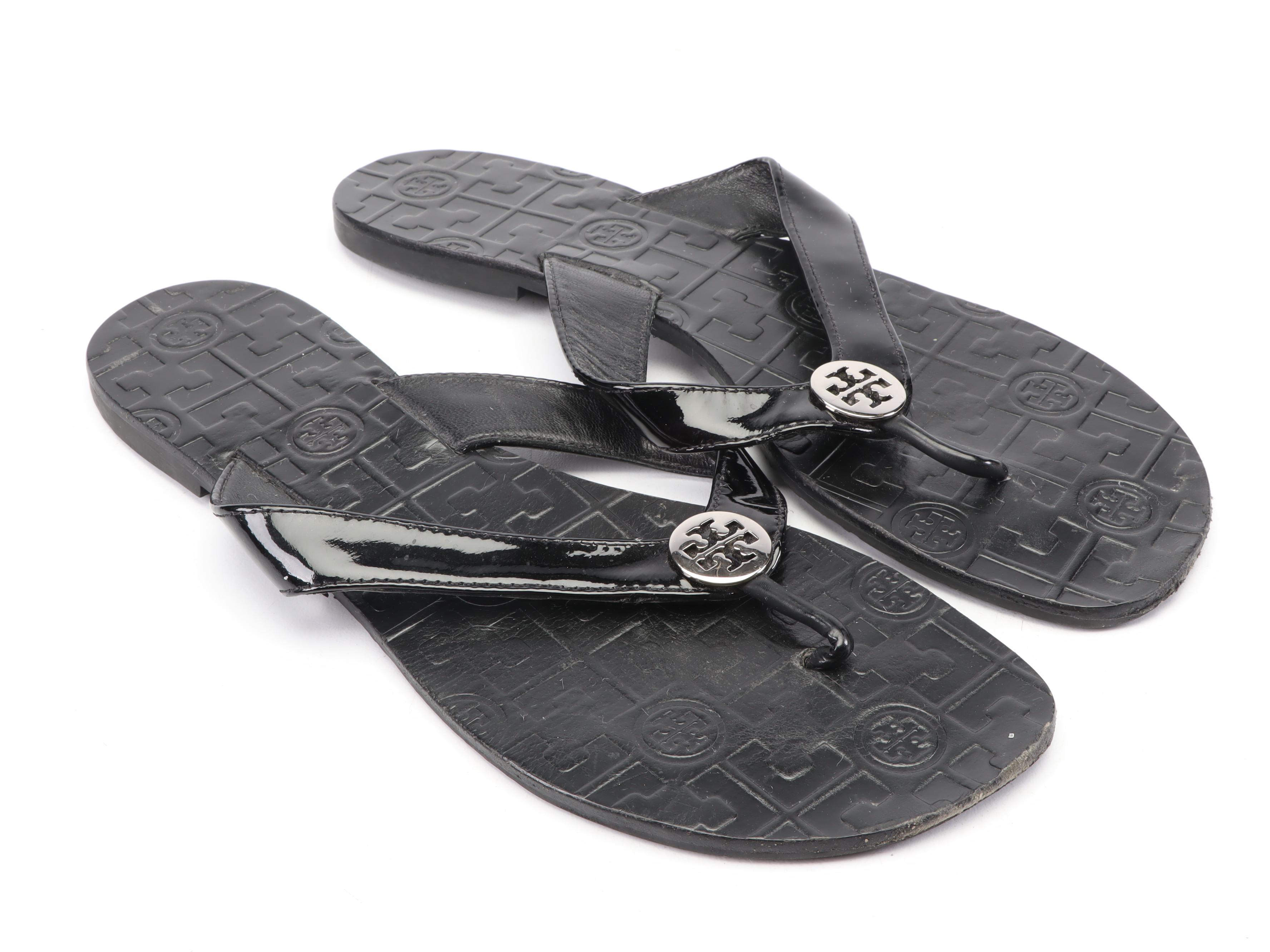 Tory Burch Sandals and Woven Straw Sun Hats Featuring Calvin Klein