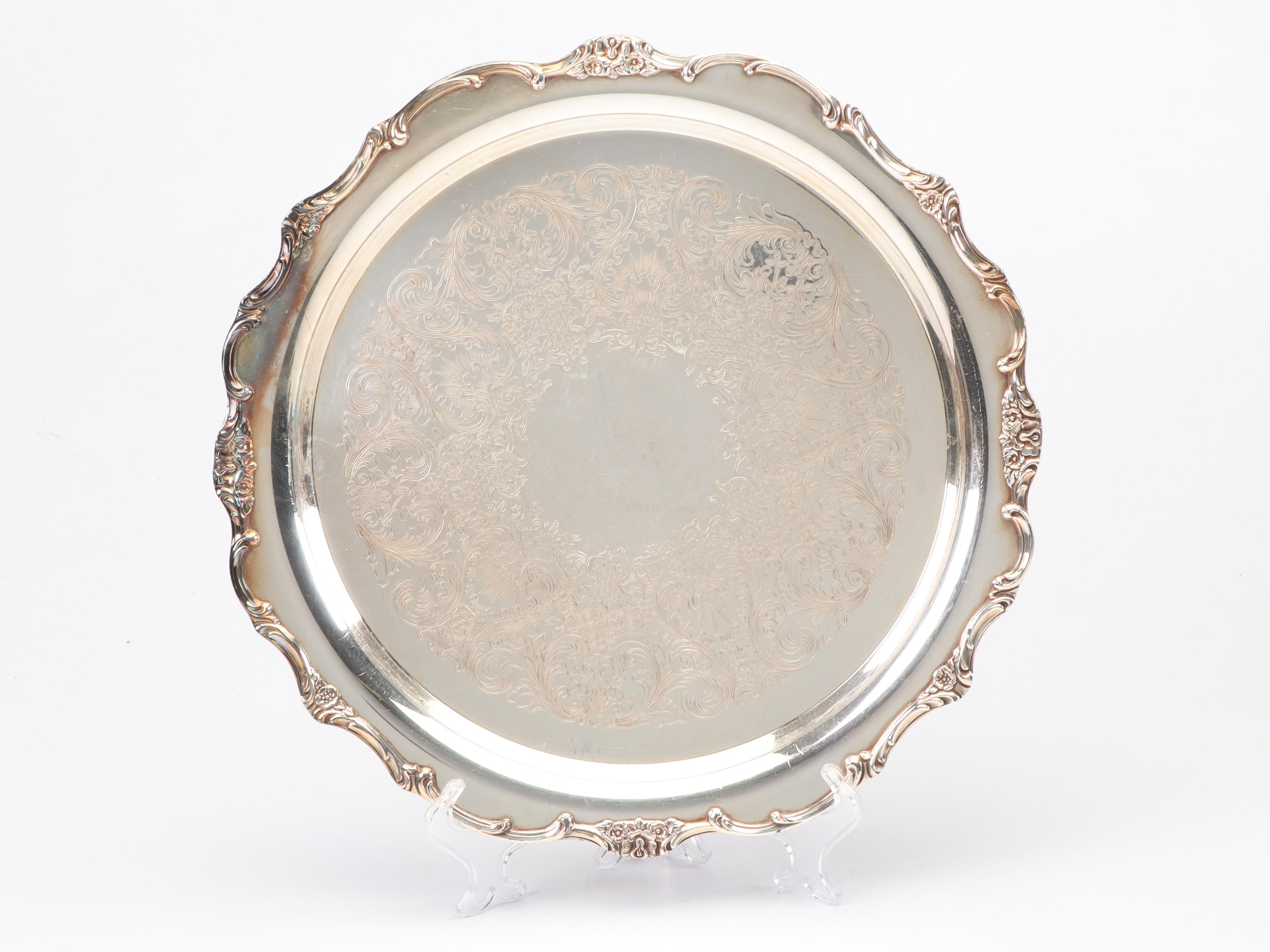 Wm Rogers, Wallace and Other Silver Plate Serveware