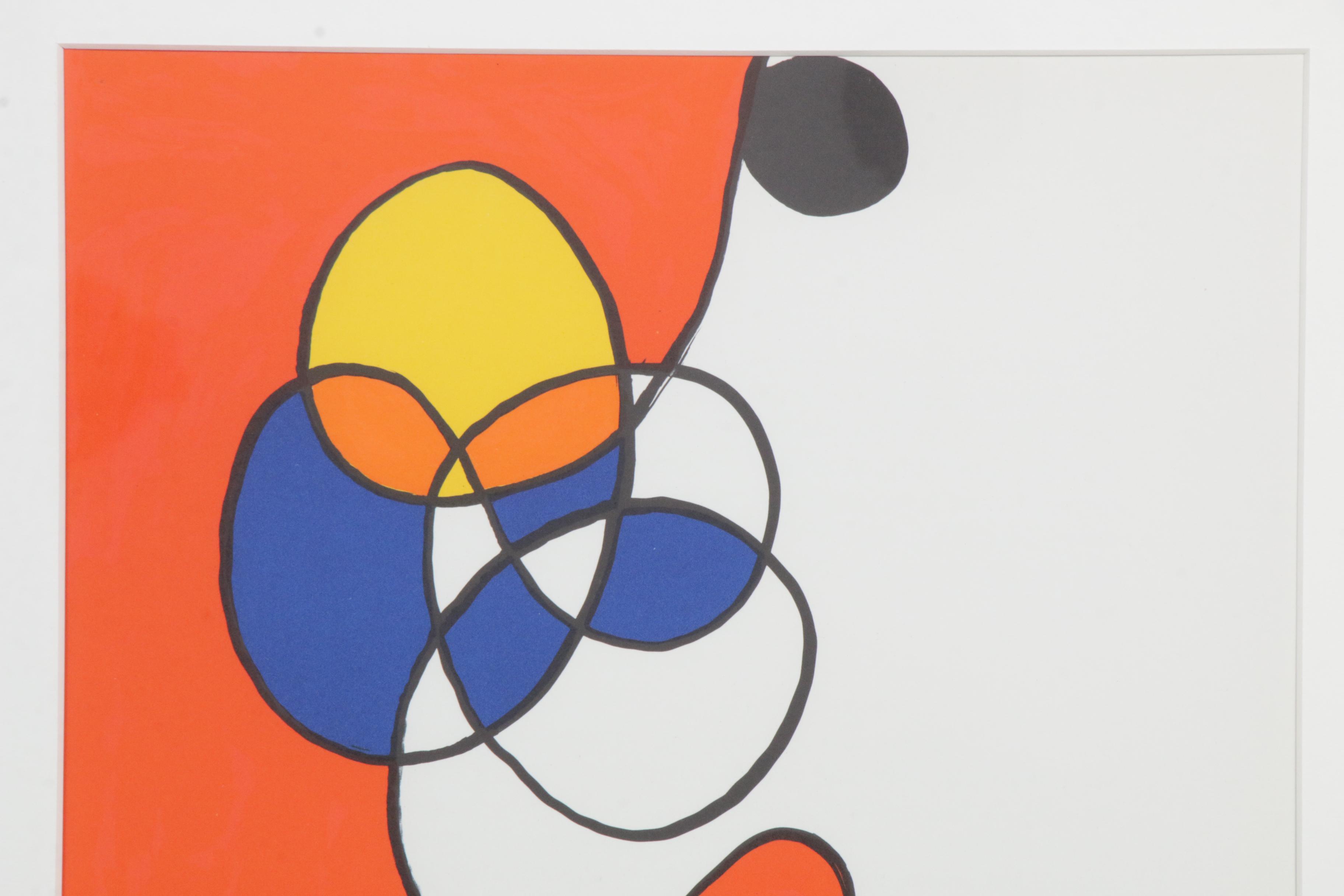 Alexander Calder Color Lithograph for "Derrière le Miroir"