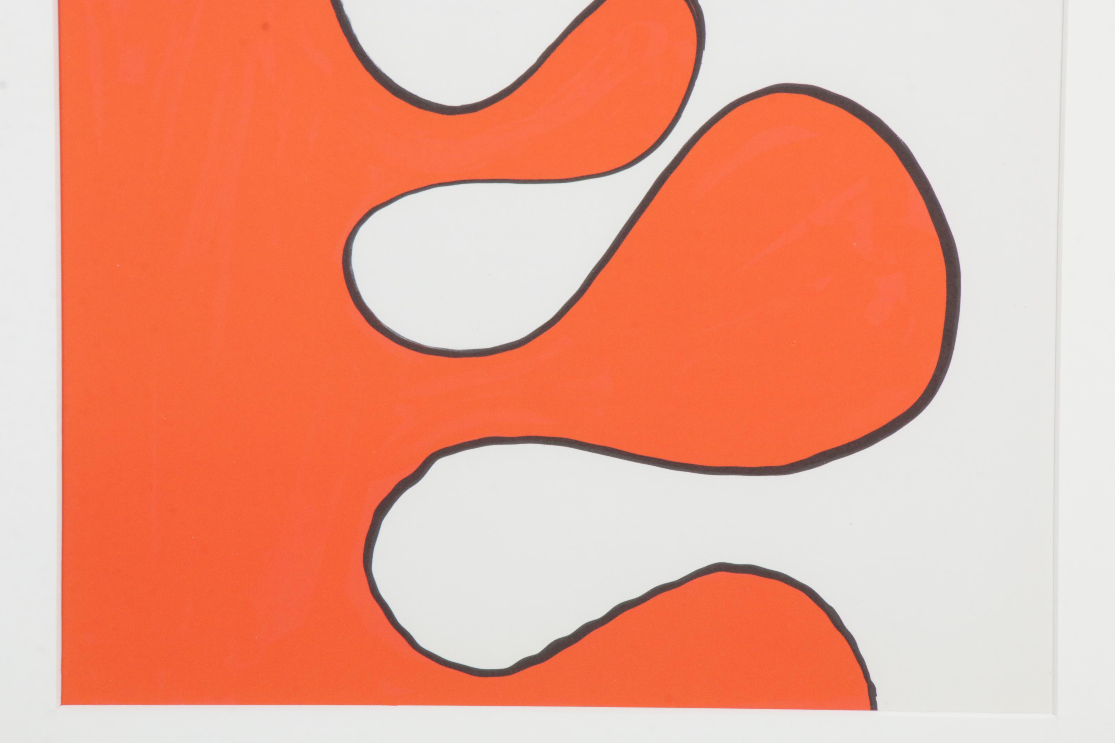 Alexander Calder Color Lithograph for "Derrière le Miroir"