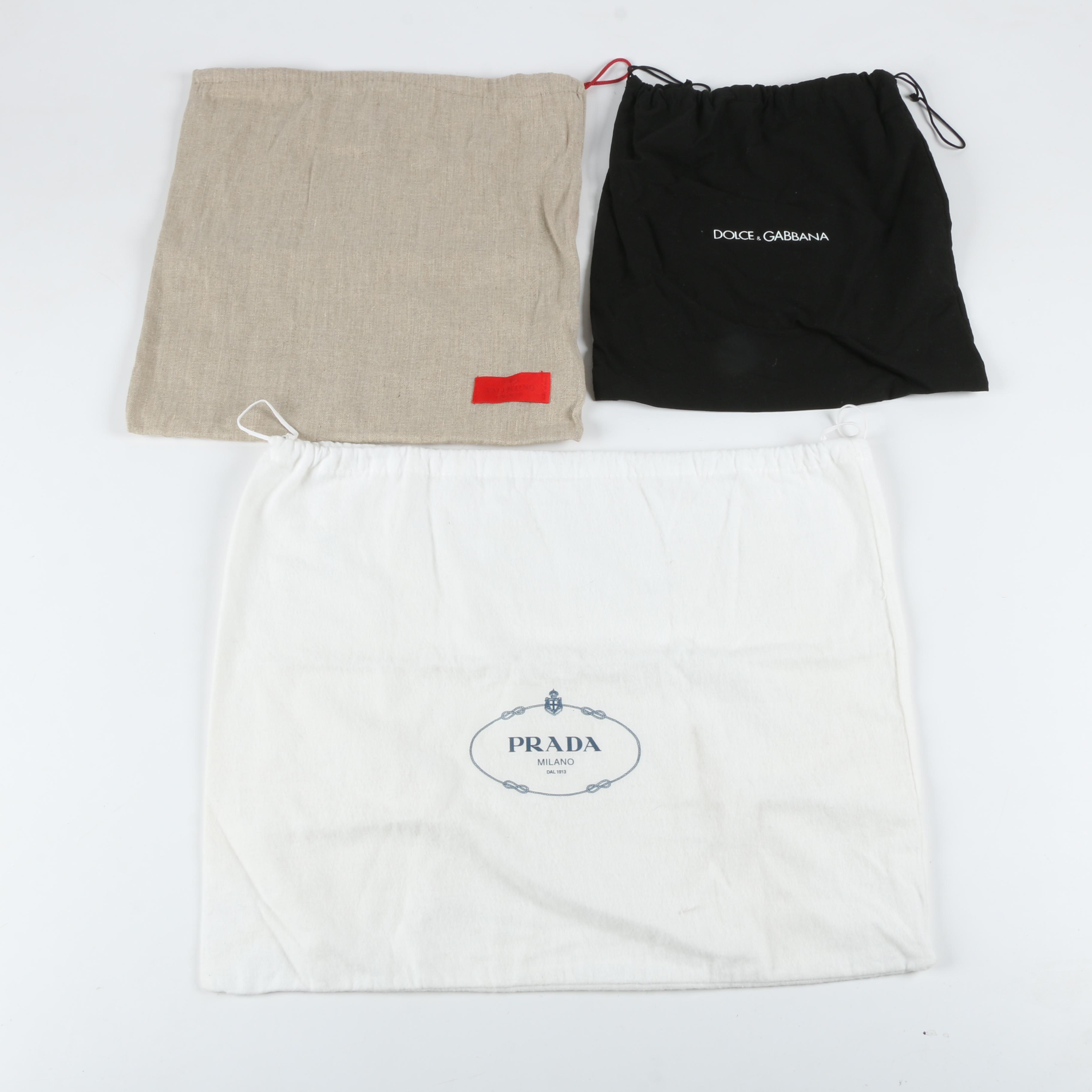 Designer Dust Covers Including Fendi Garment Bag