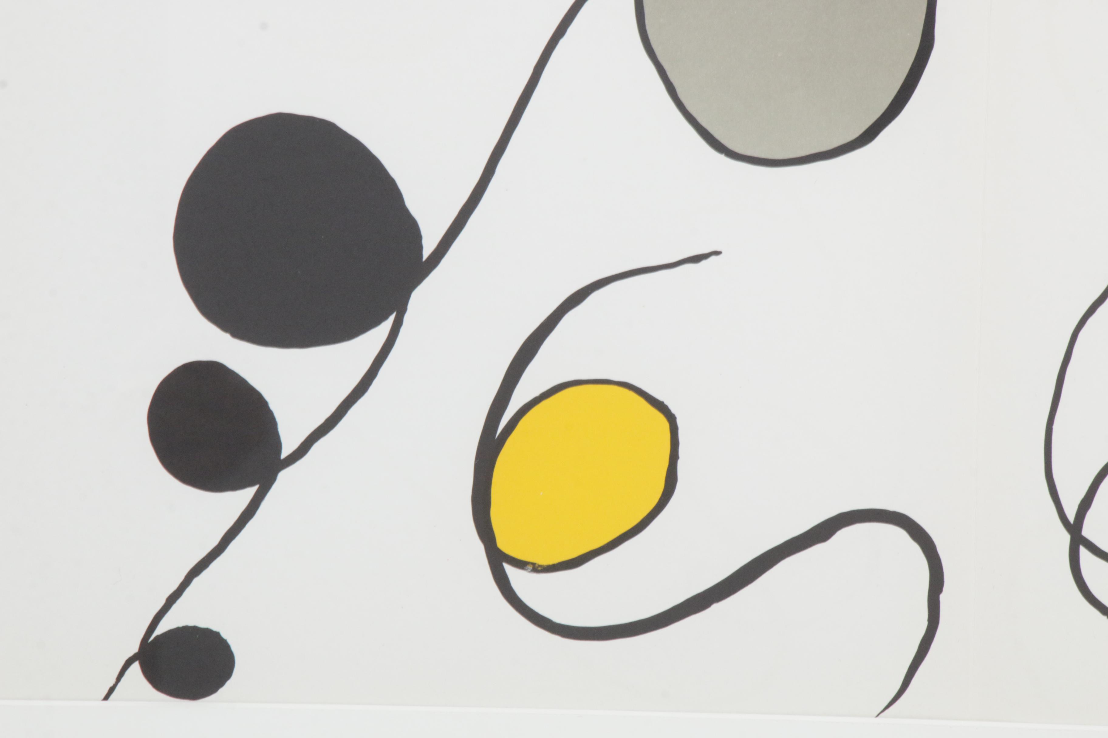 Alexander Calder Double Page Color Lithograph for "Derrière le Miroir"