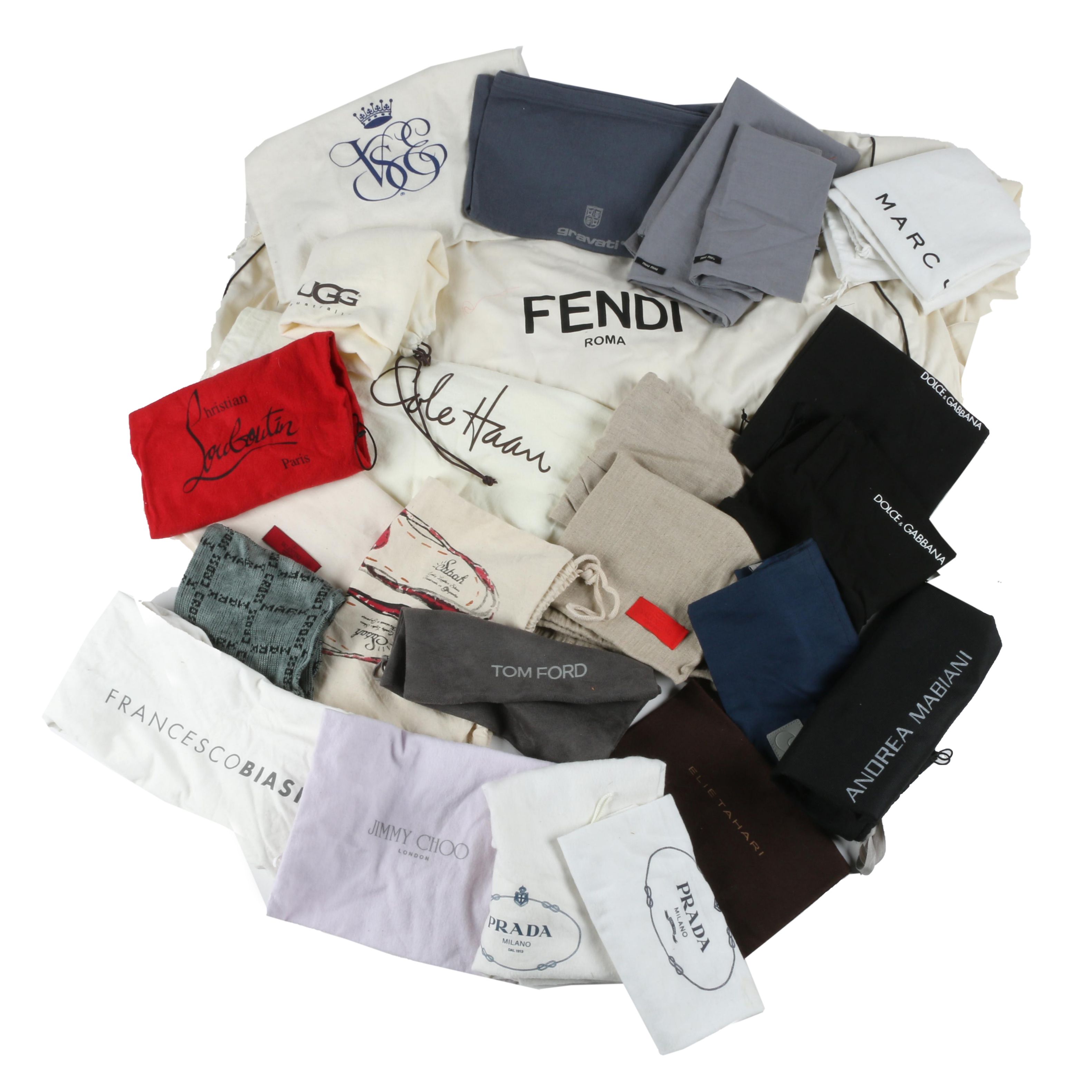 Designer Dust Covers Including Fendi Garment Bag