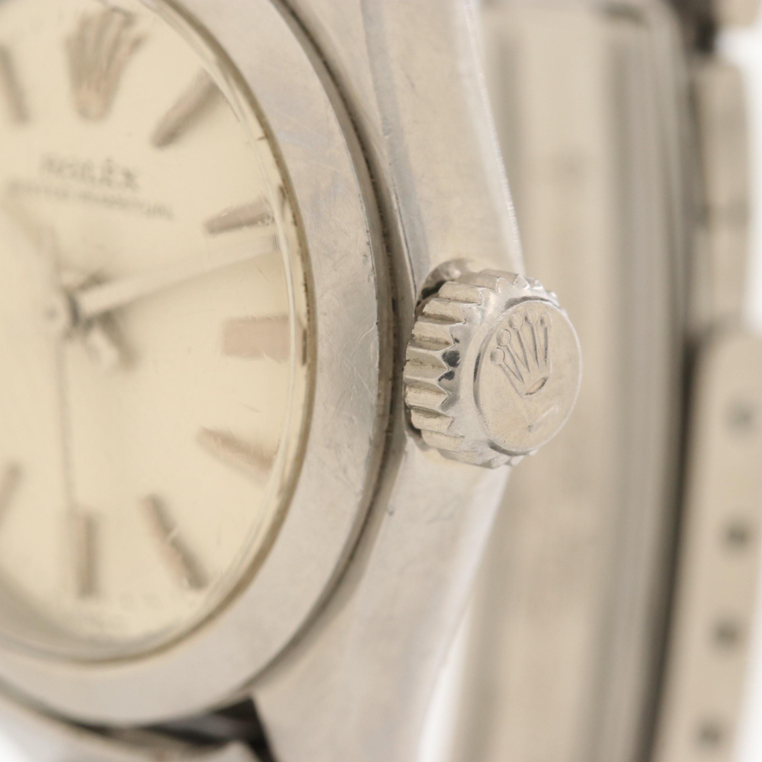 Vintage Rolex Oyster Perpetual Stainless Steel Automatic Watch, 1963