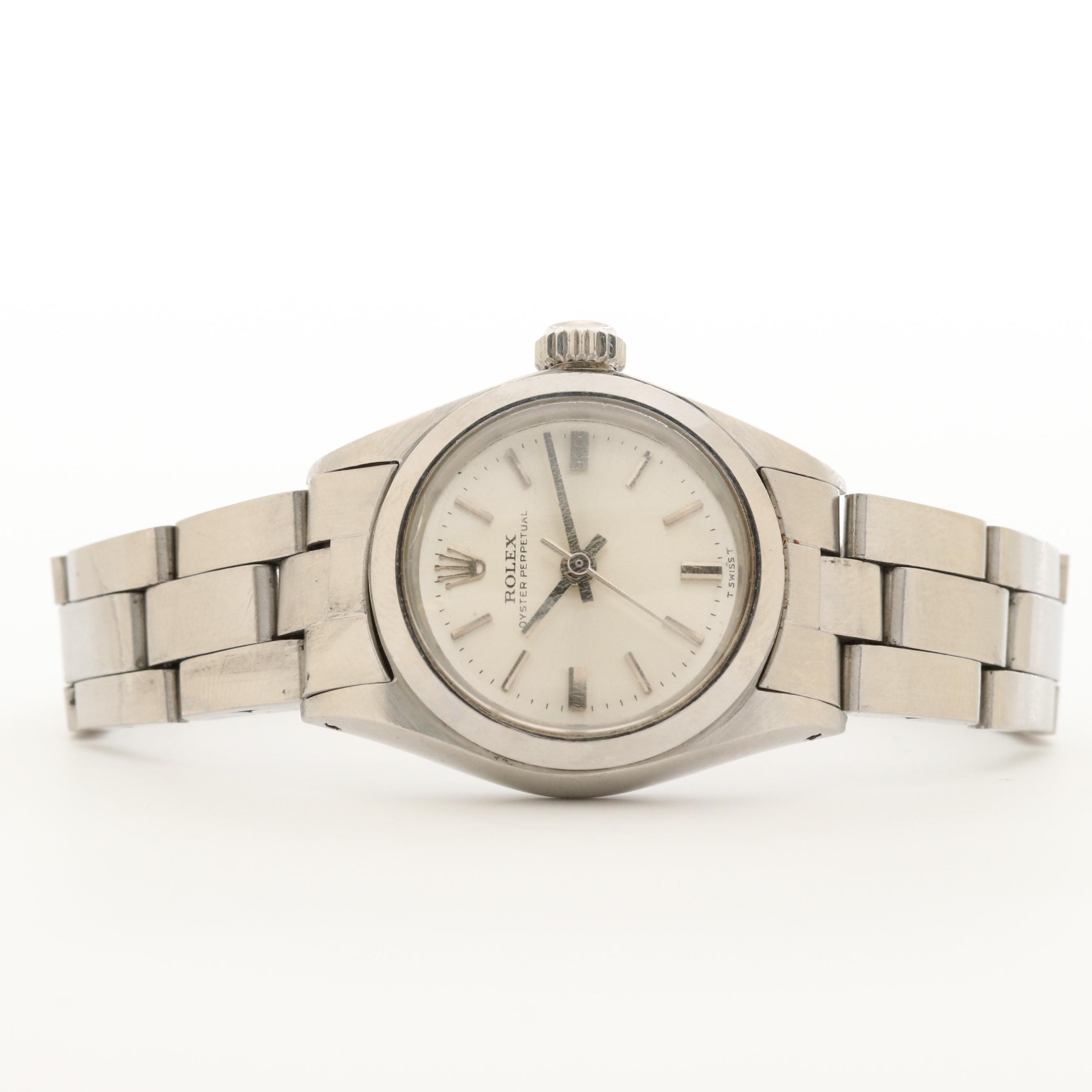 Vintage Rolex Oyster Perpetual Stainless Steel Automatic Watch, 1963